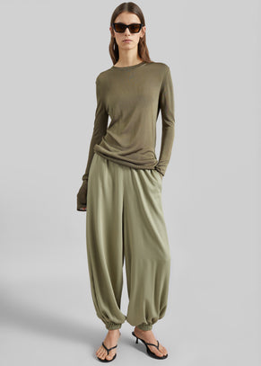 Isola Fluid Balloon Pants - Sage