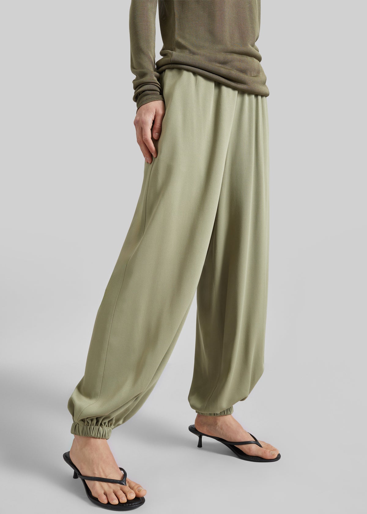 Isola Fluid Balloon Pants - Sage - 2