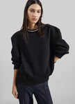 Isore Padded Sweatshirt - Black