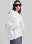 Isore Padded Sweatshirt - White