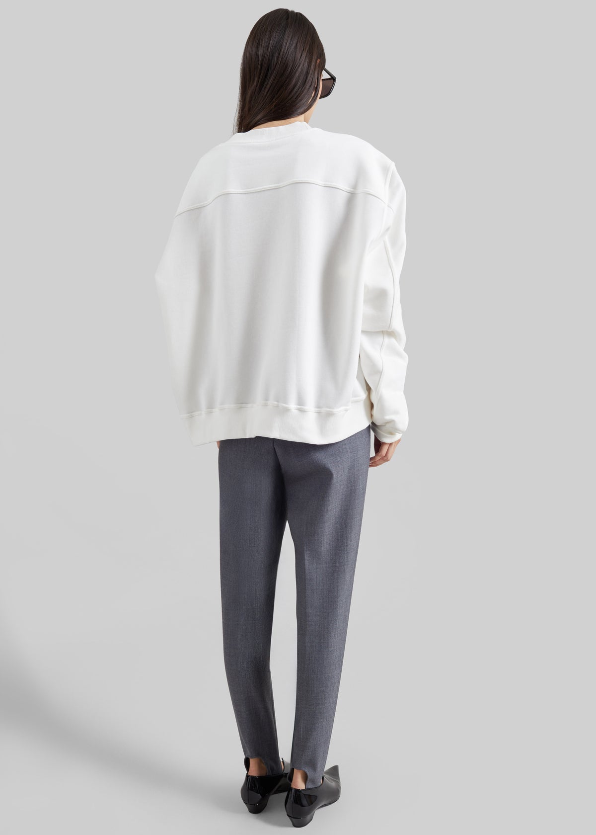 Isore Padded Sweatshirt - White