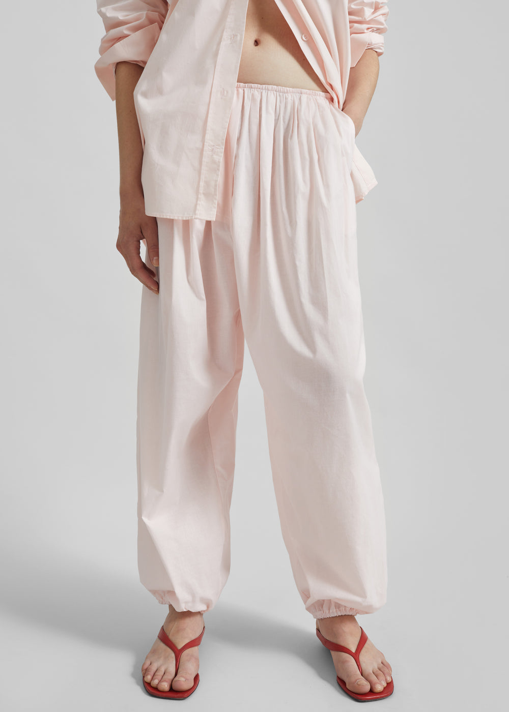 Isorella Balloon Pants - Pink - 1
