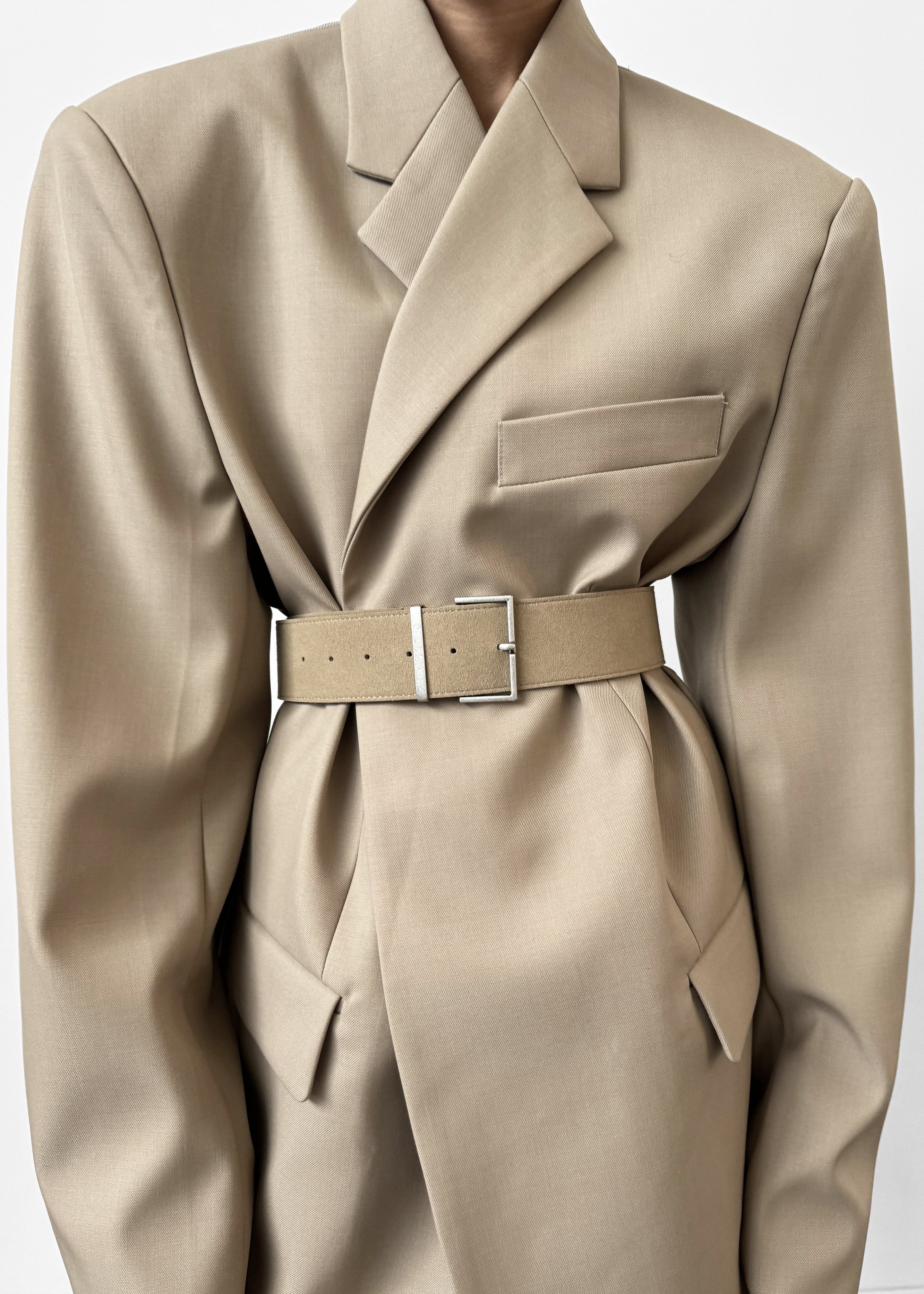 Iva Blazer - Beige - 1