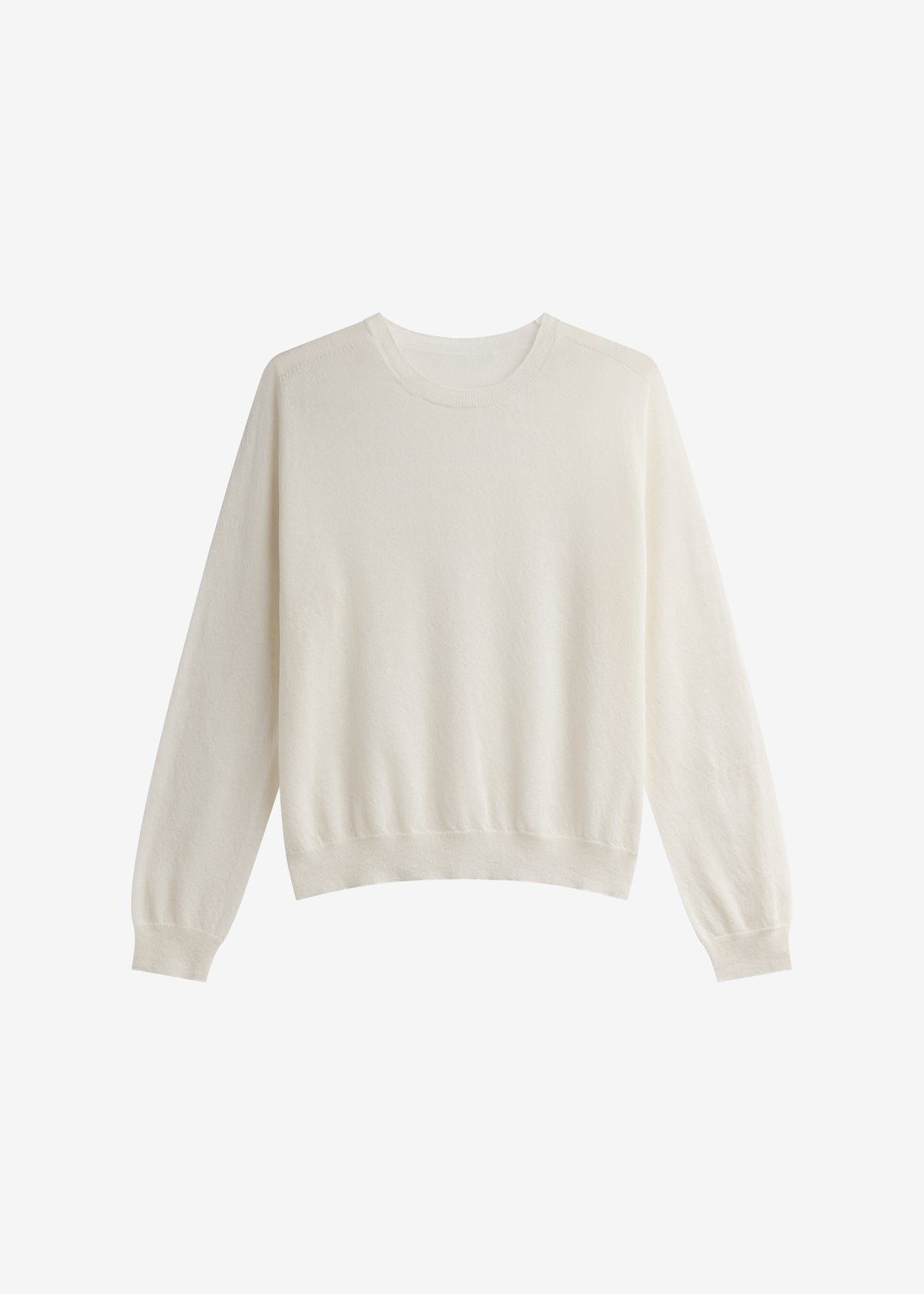 Ivrea Sheer Knit Top - Ivory - 8