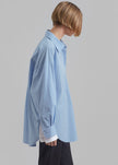 Jacqueline Button Up Shirt - Sky