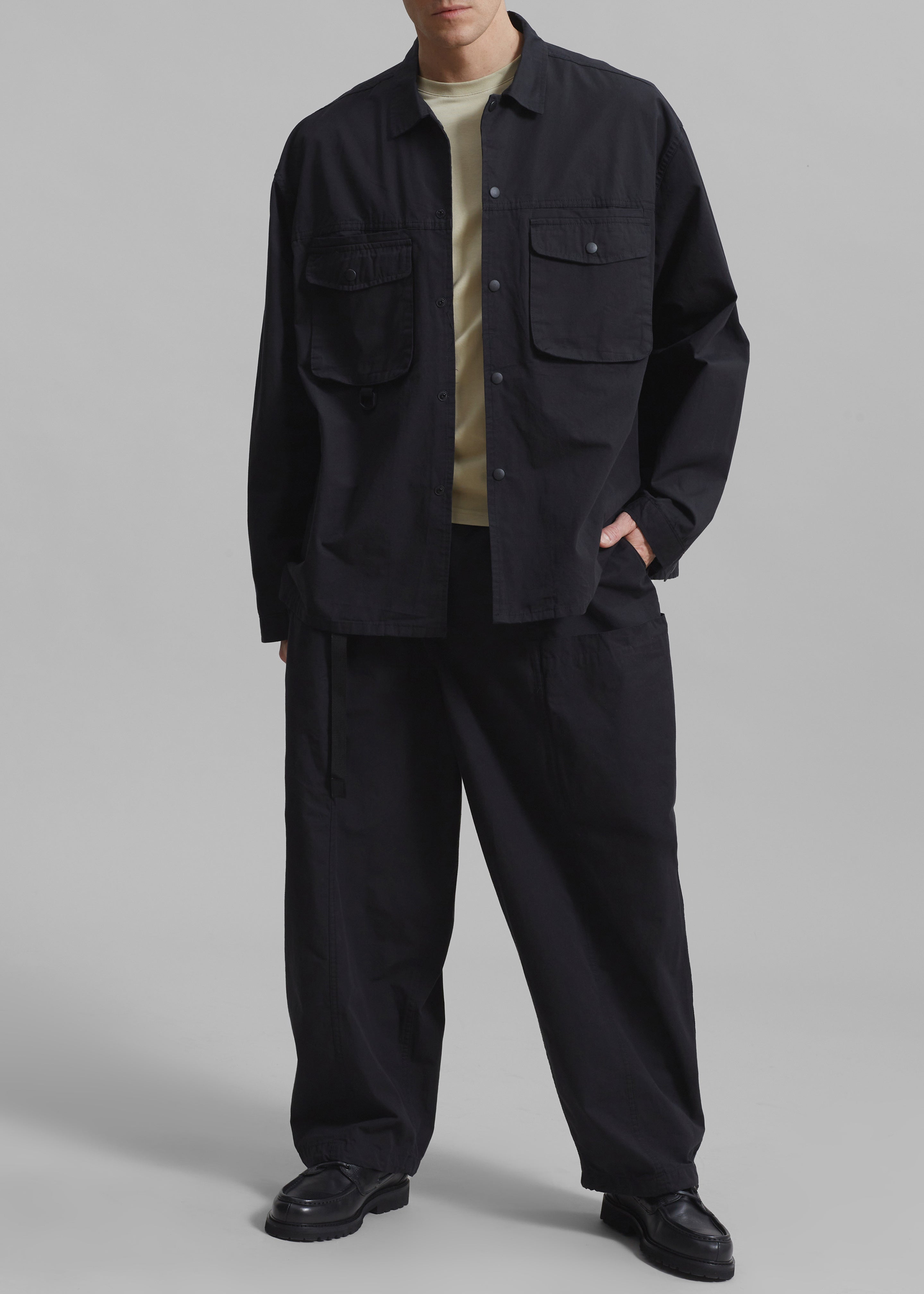 Jameson Button Up Shirt - Black - 6