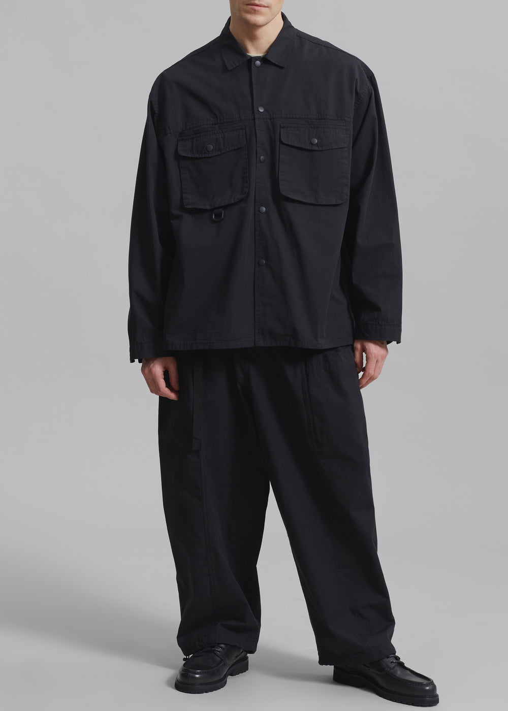 Jameson Button Up Shirt - Black - 1