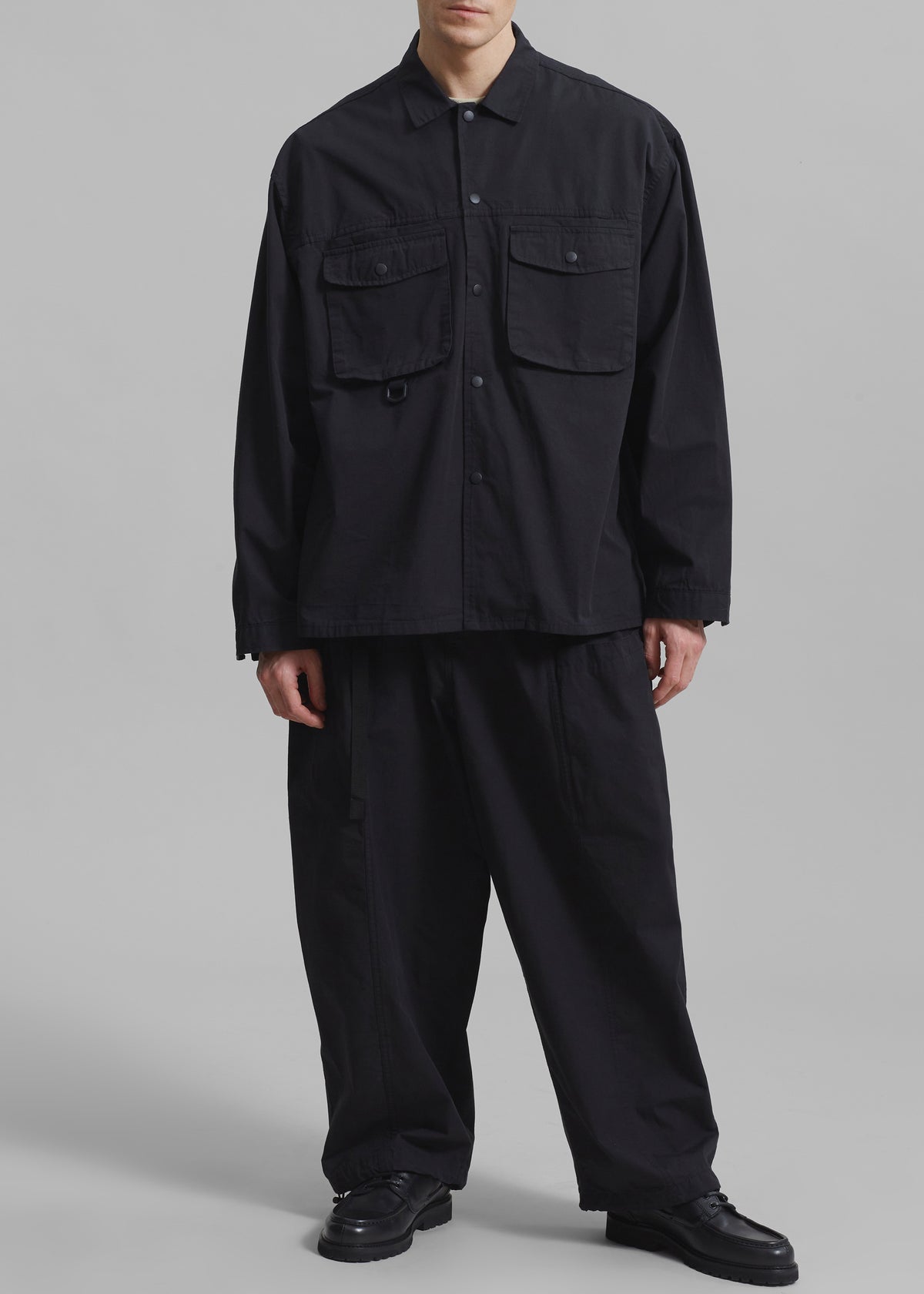 Jameson Button Up Shirt - Black - 2