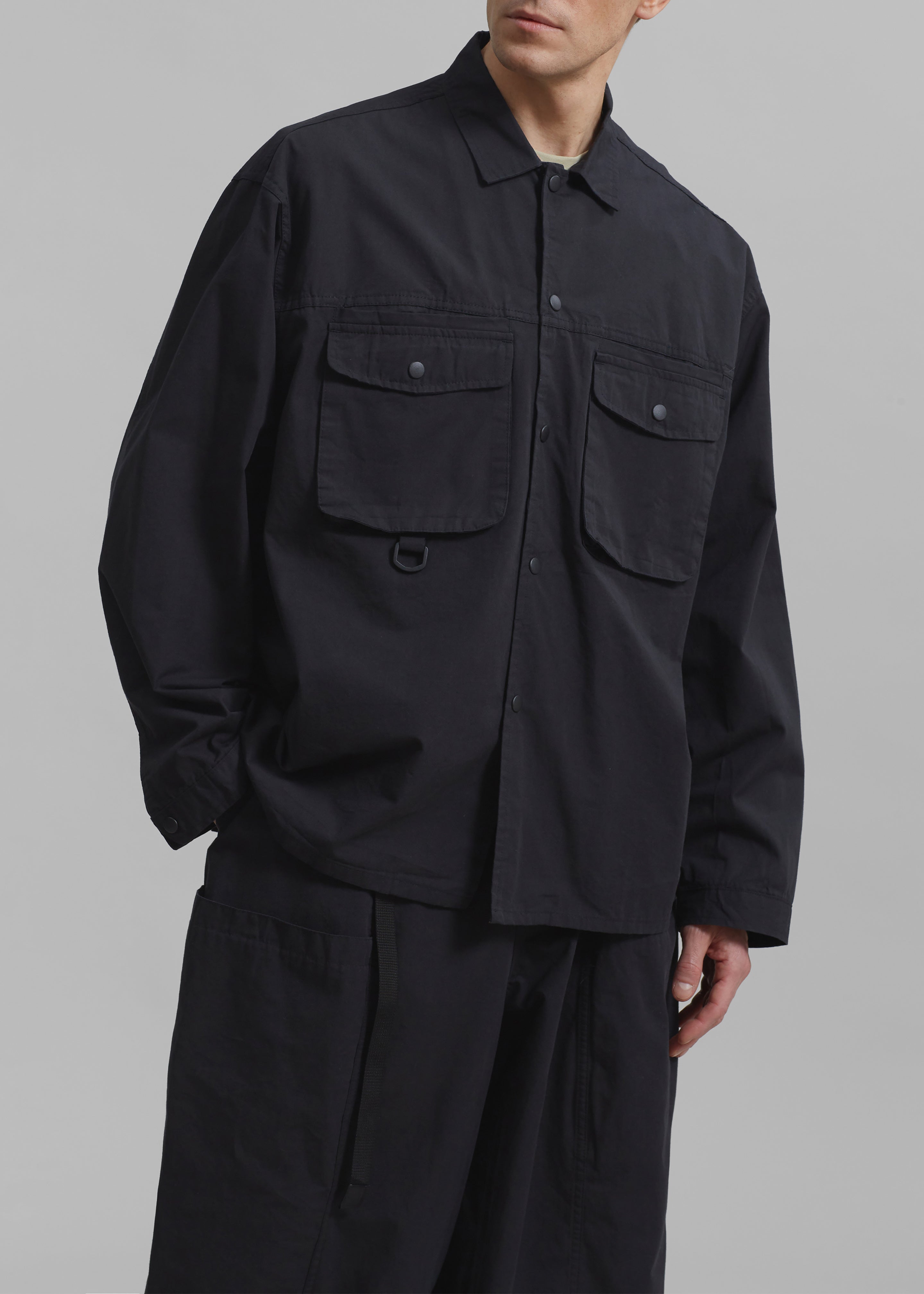 Jameson Button Up Shirt - Black - 3