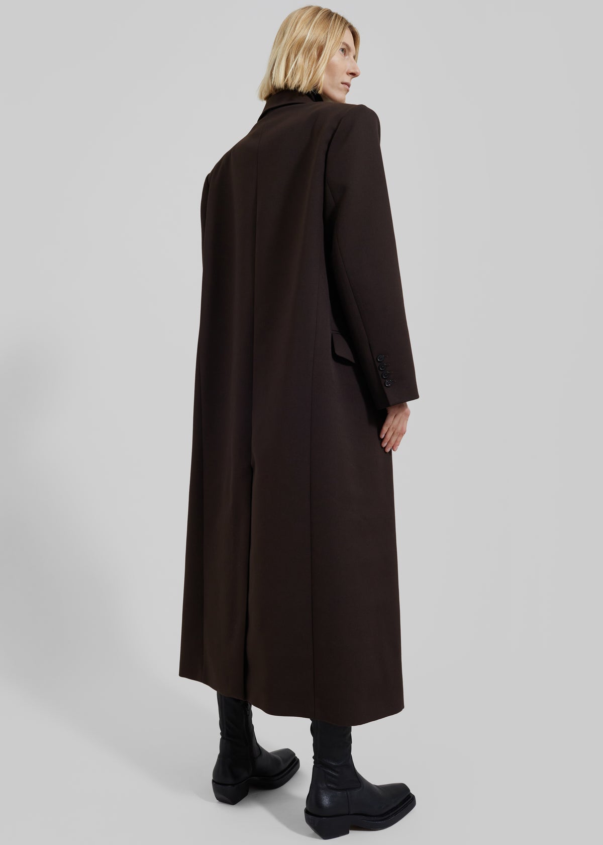 Jane Long Coat - Brown - 7