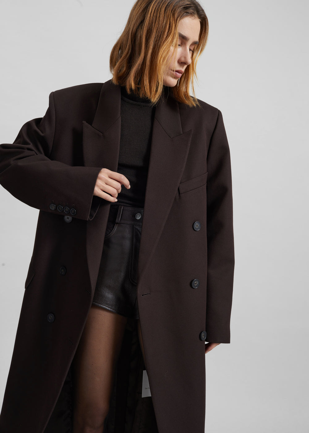 Jane Long Coat - Brown
