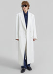 Jane Long Coat - White