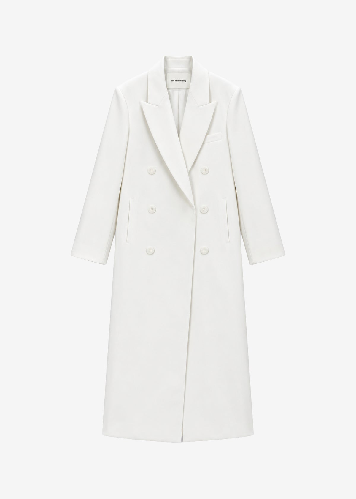 Jane Long Coat - White