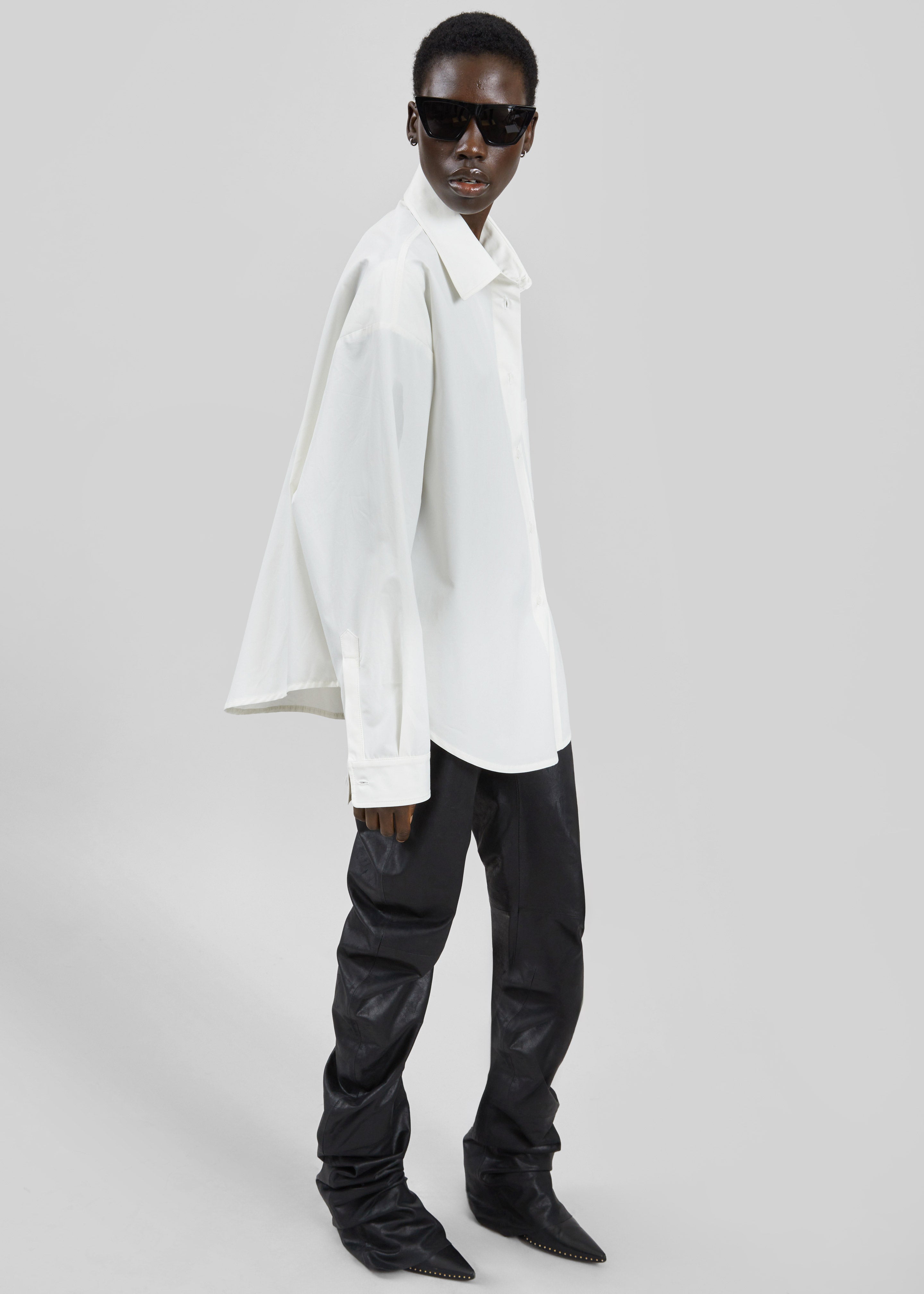 Jaslen Padded Shirt - White - 5