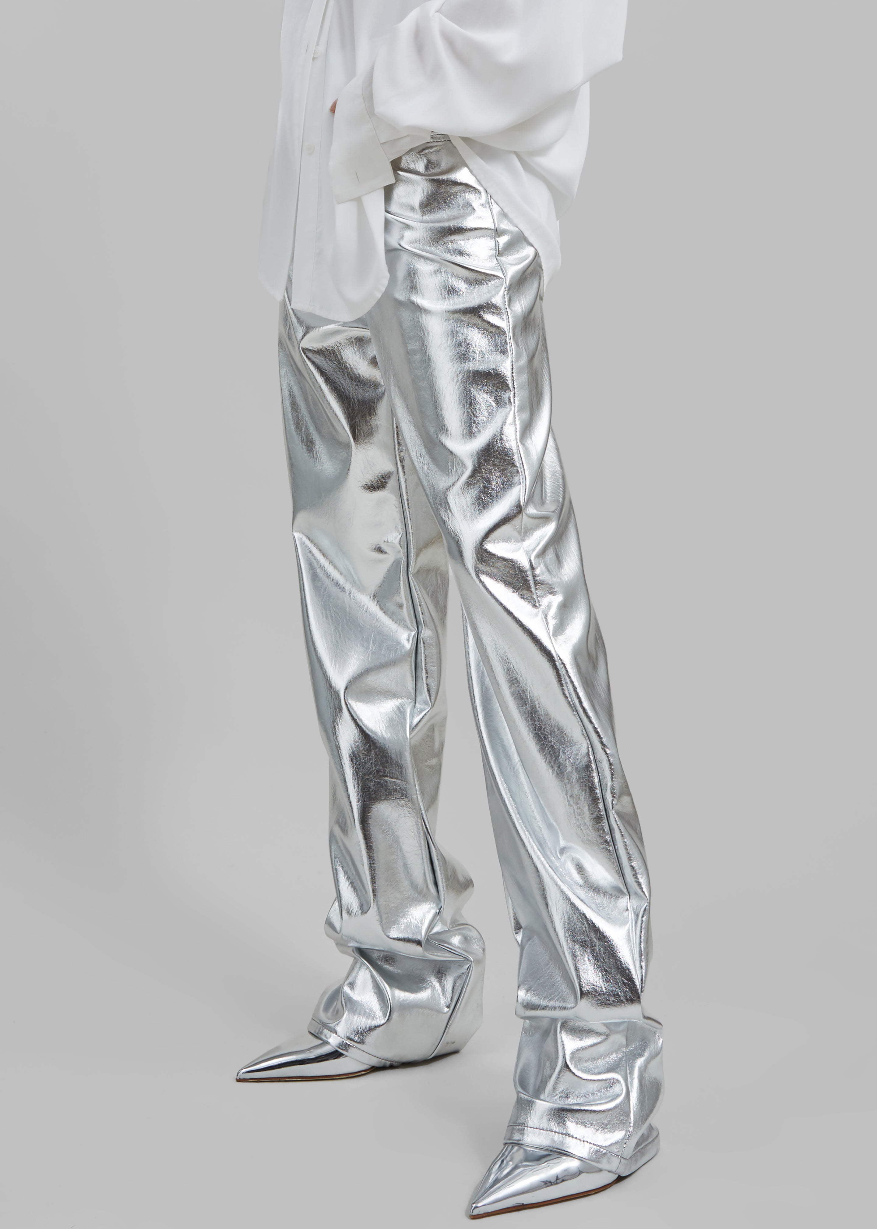 Jesse Aluminium Pants - Silver - 3