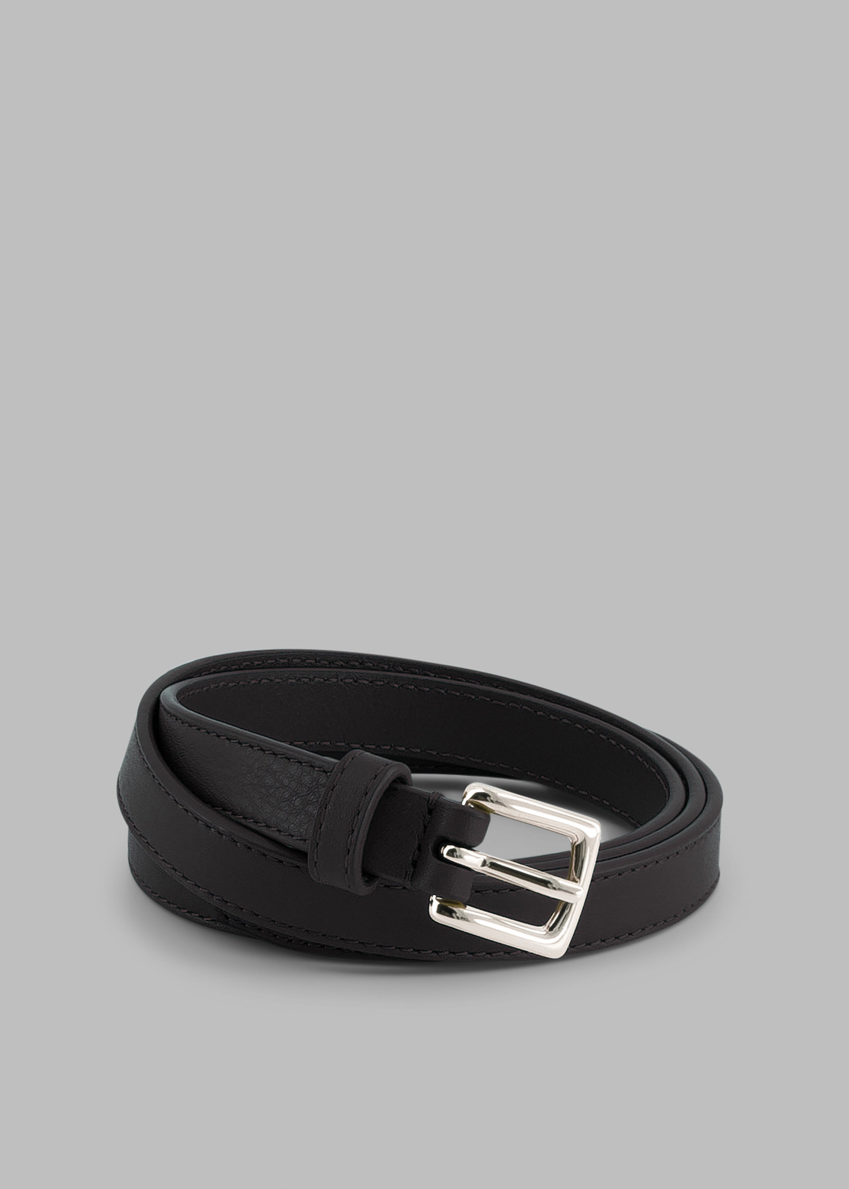 Jessie Leather Belt - Black - 1