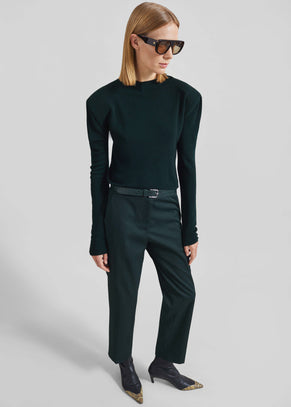 Jet Slim Tailored Trousers - Bottle Green
