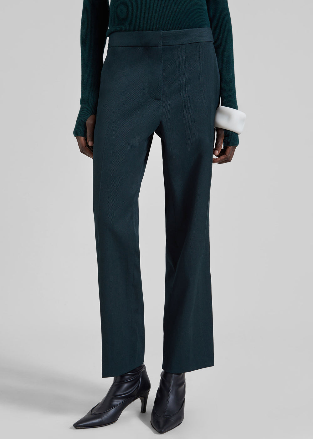 Jet Slim Tailored Trousers - Bottle Green