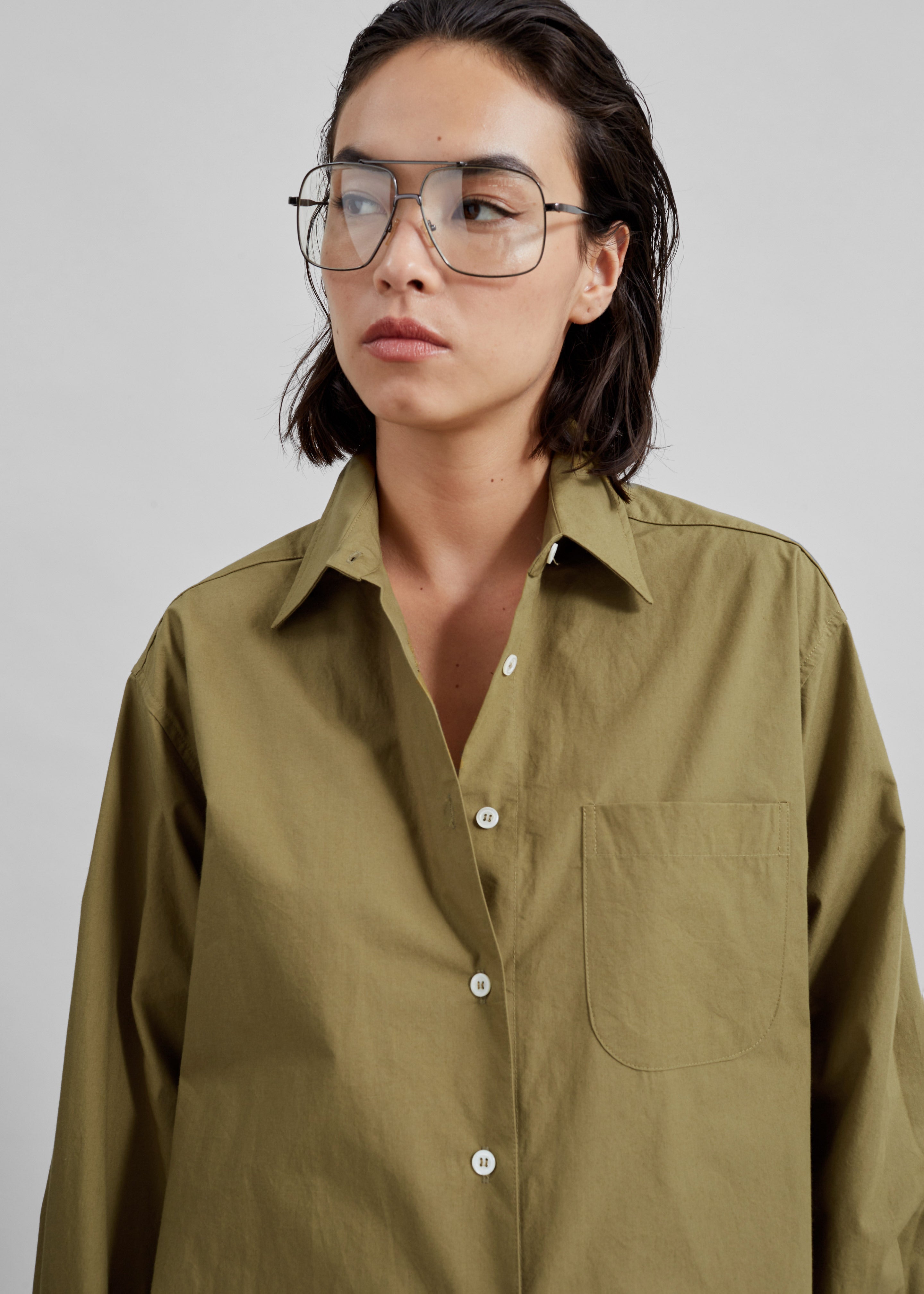 Jody Button Up Shirt - Khaki - 8