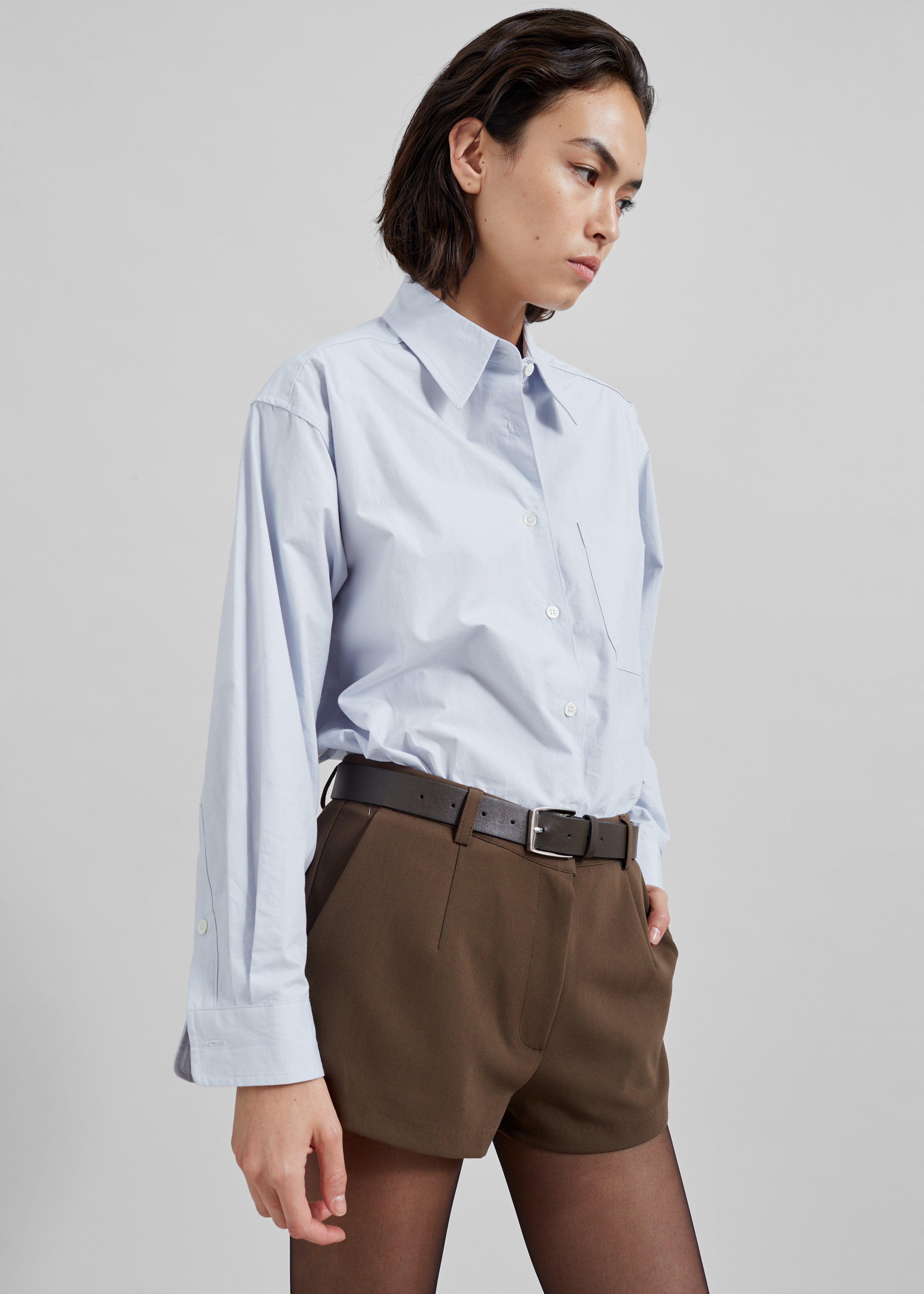 Jody Button Up Shirt - Light Blue - 10