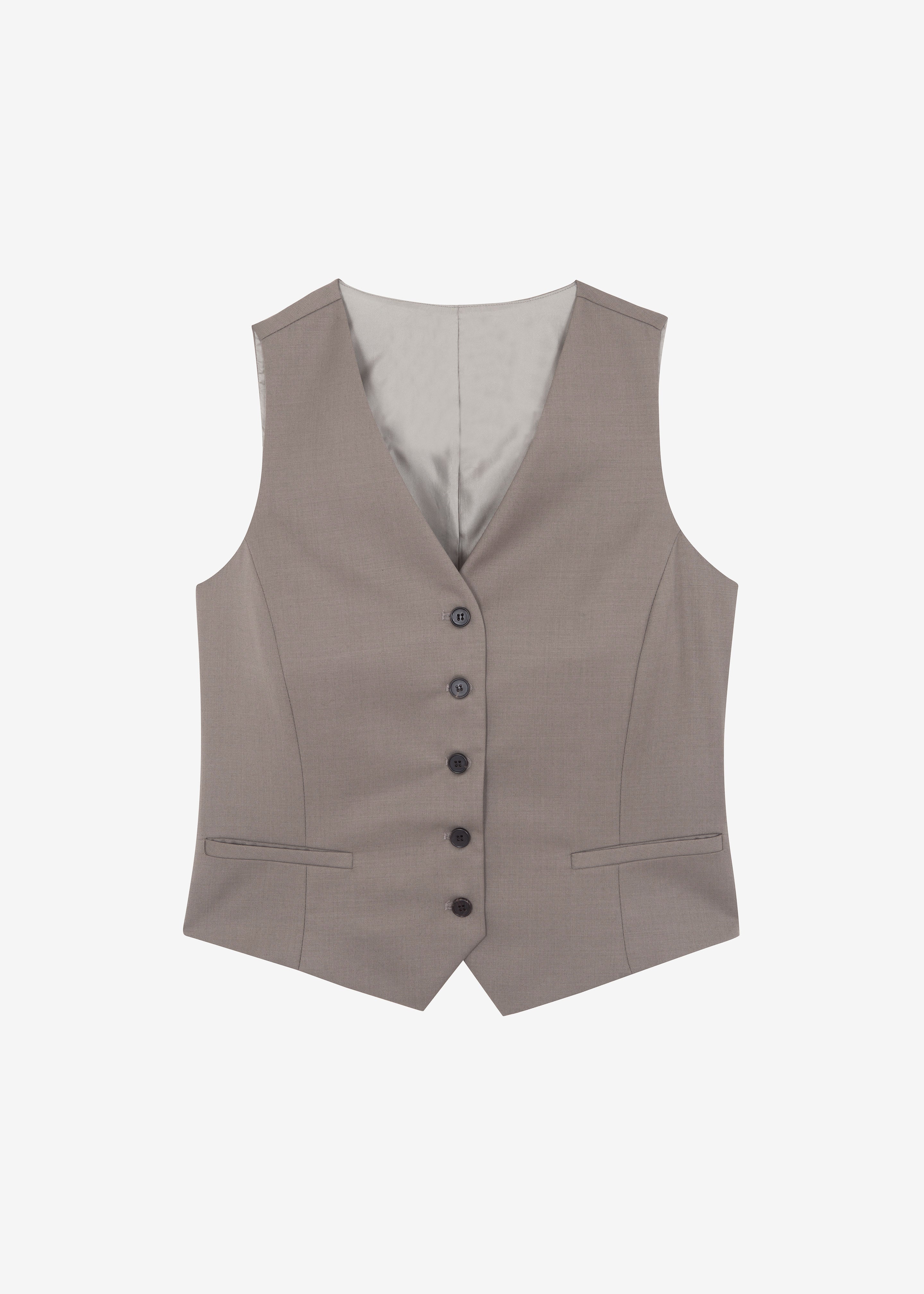 Jorae Vest - Taupe - 8