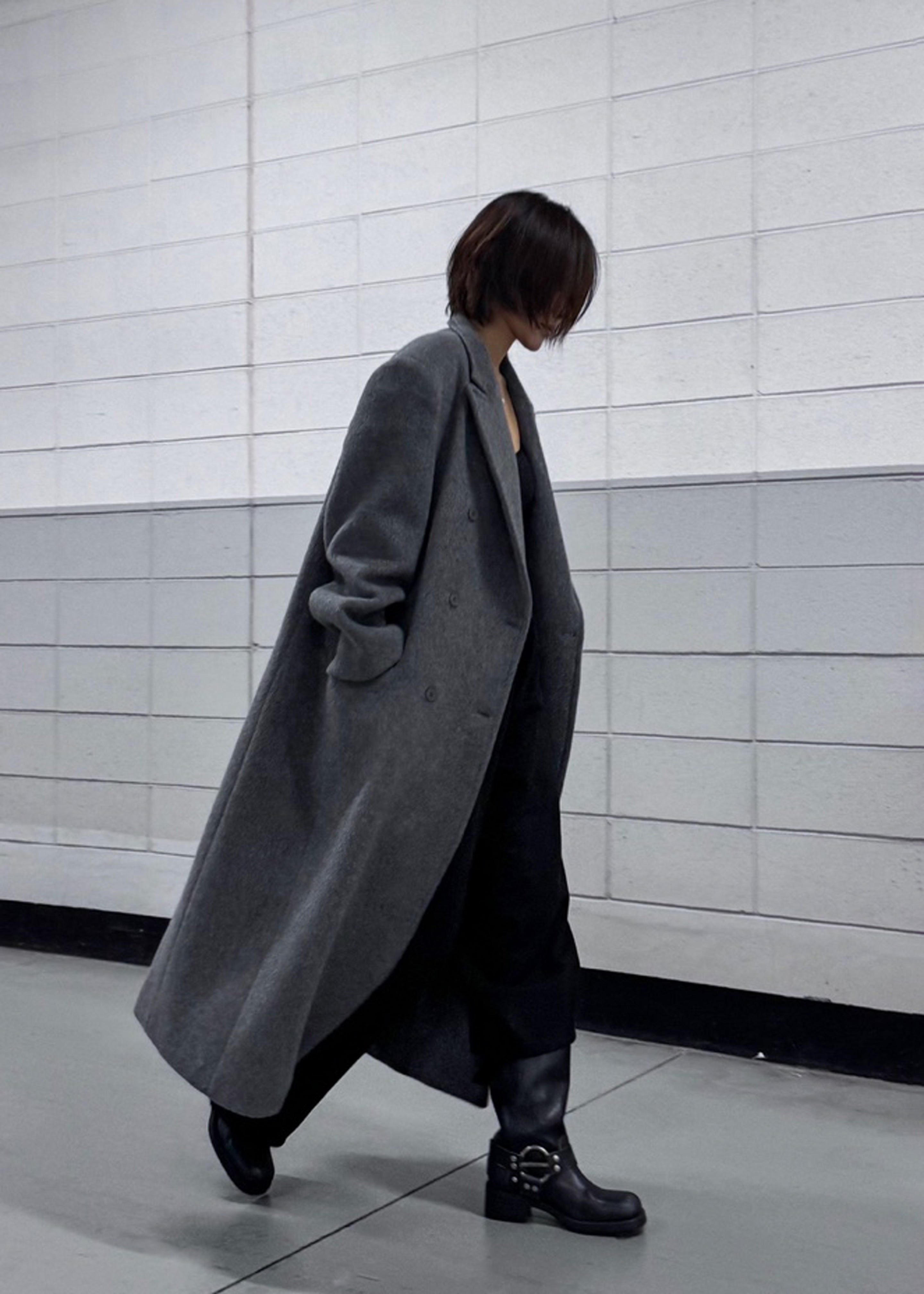 Jordan Wool Coat - Grey - 13