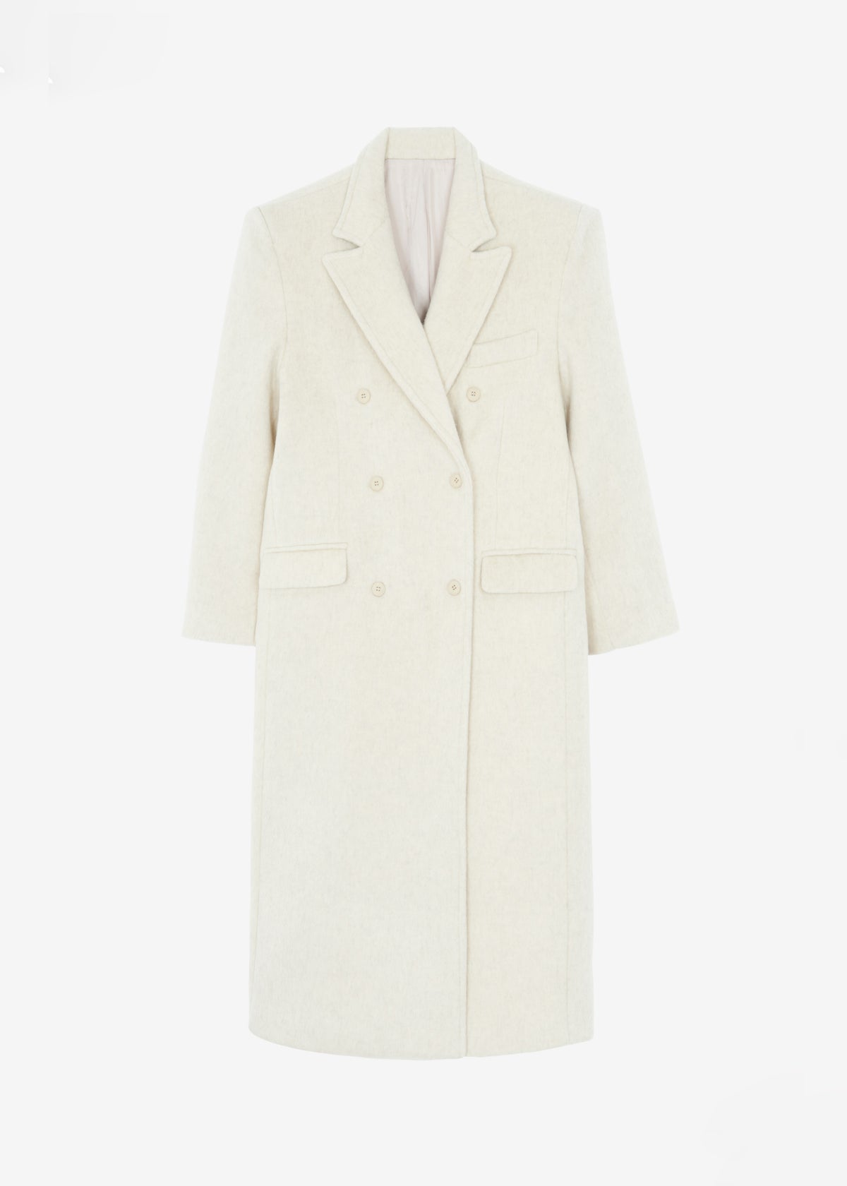 Jordan Wool Coat - Ivory - 12