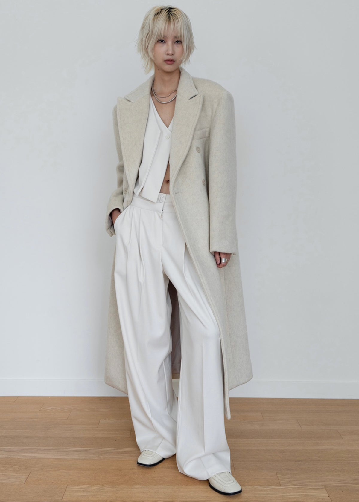 Jordan Wool Coat - Ivory - 9