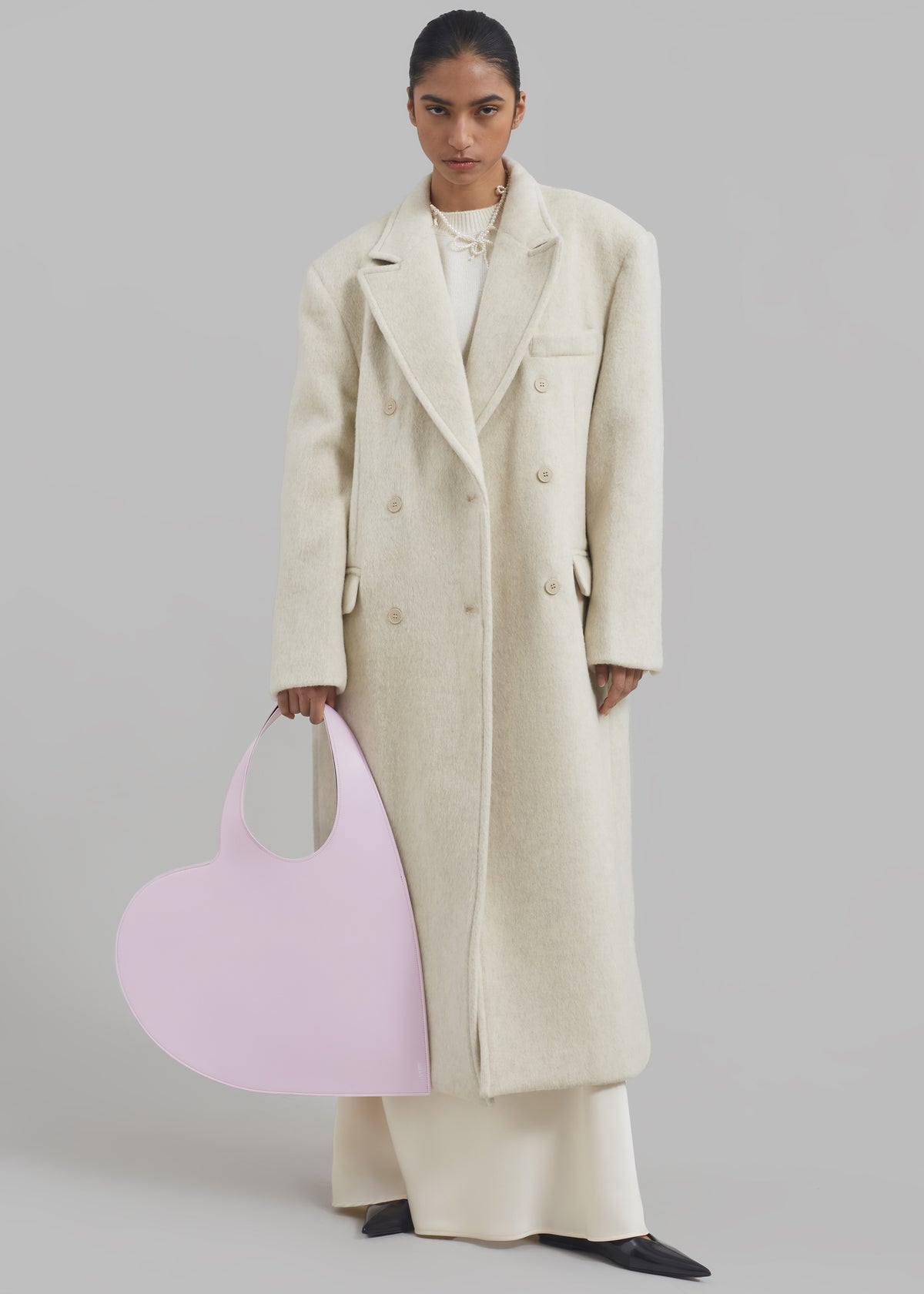 Jordan Wool Coat - Ivory - 11