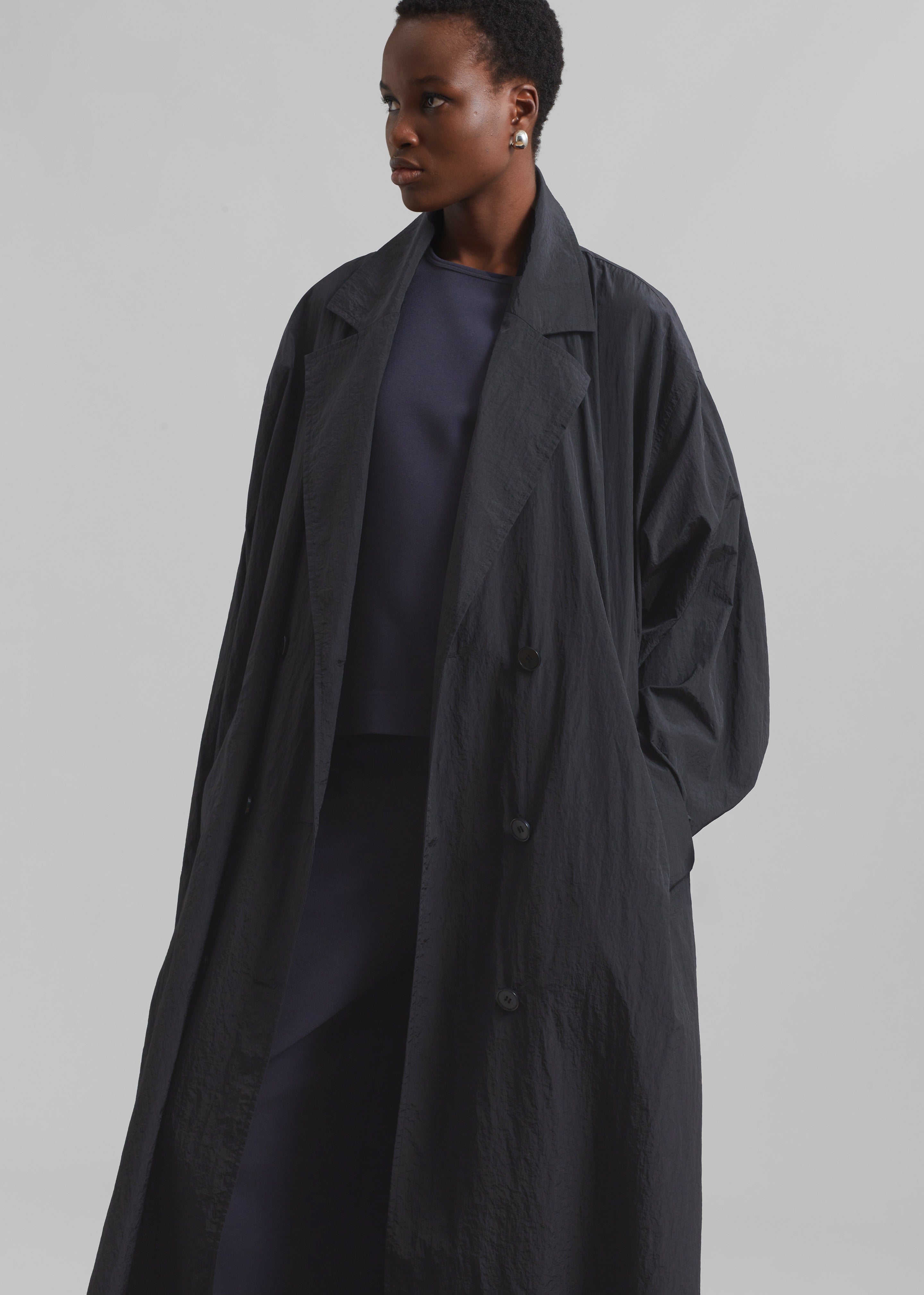 Jude Trench Coat - Black