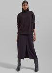 Judy Midi Skirt - Dark Plum