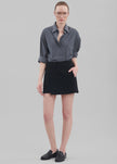 Julie Wrap Mini Skort - Black