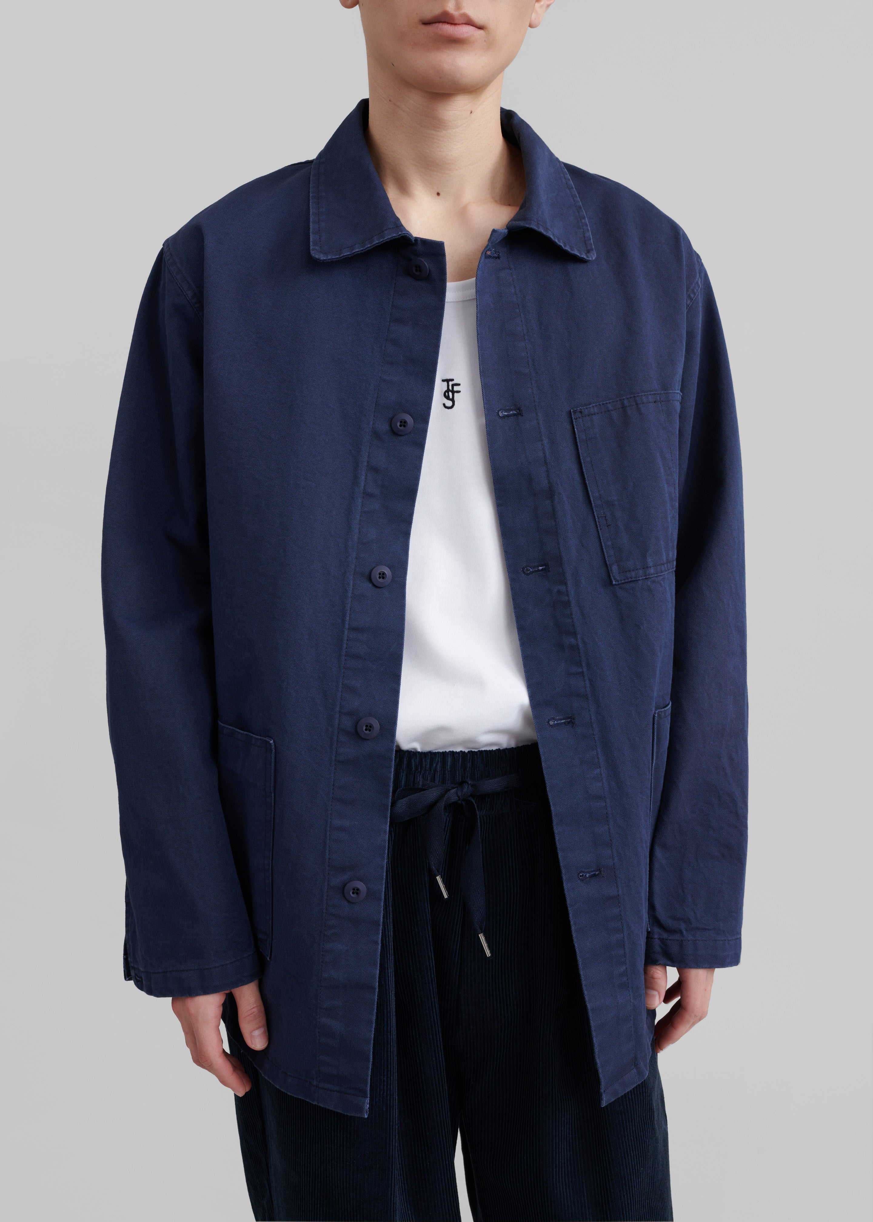 Julien Utility Jacket - Navy - 3