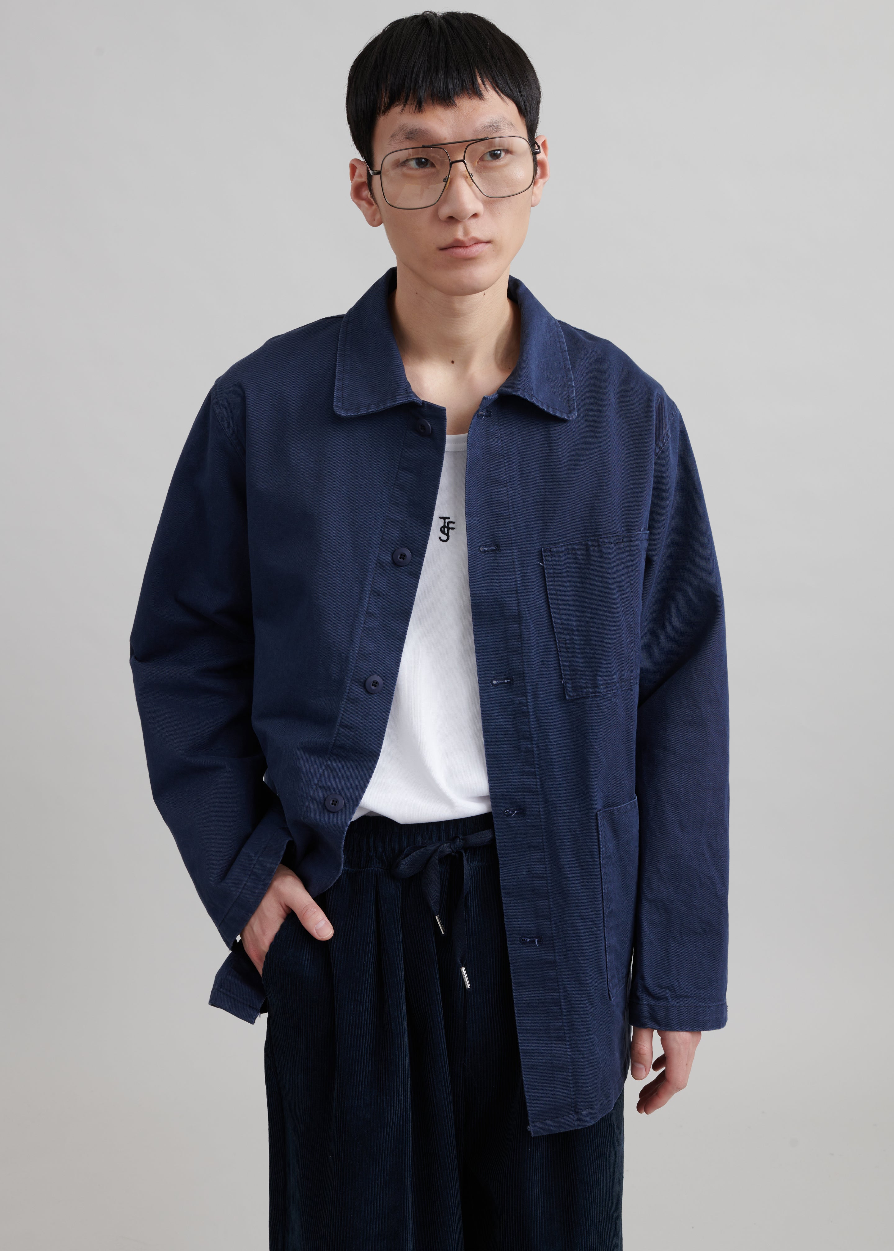 Julien Utility Jacket - Navy - 7