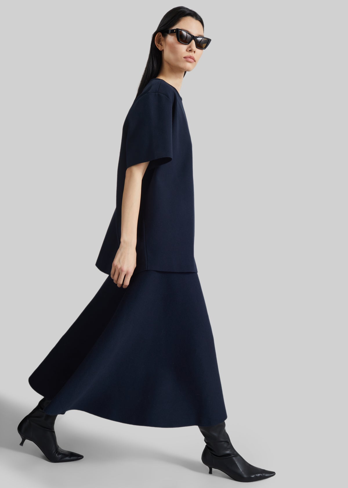 July Knit Midi Skirt - Navy - 9