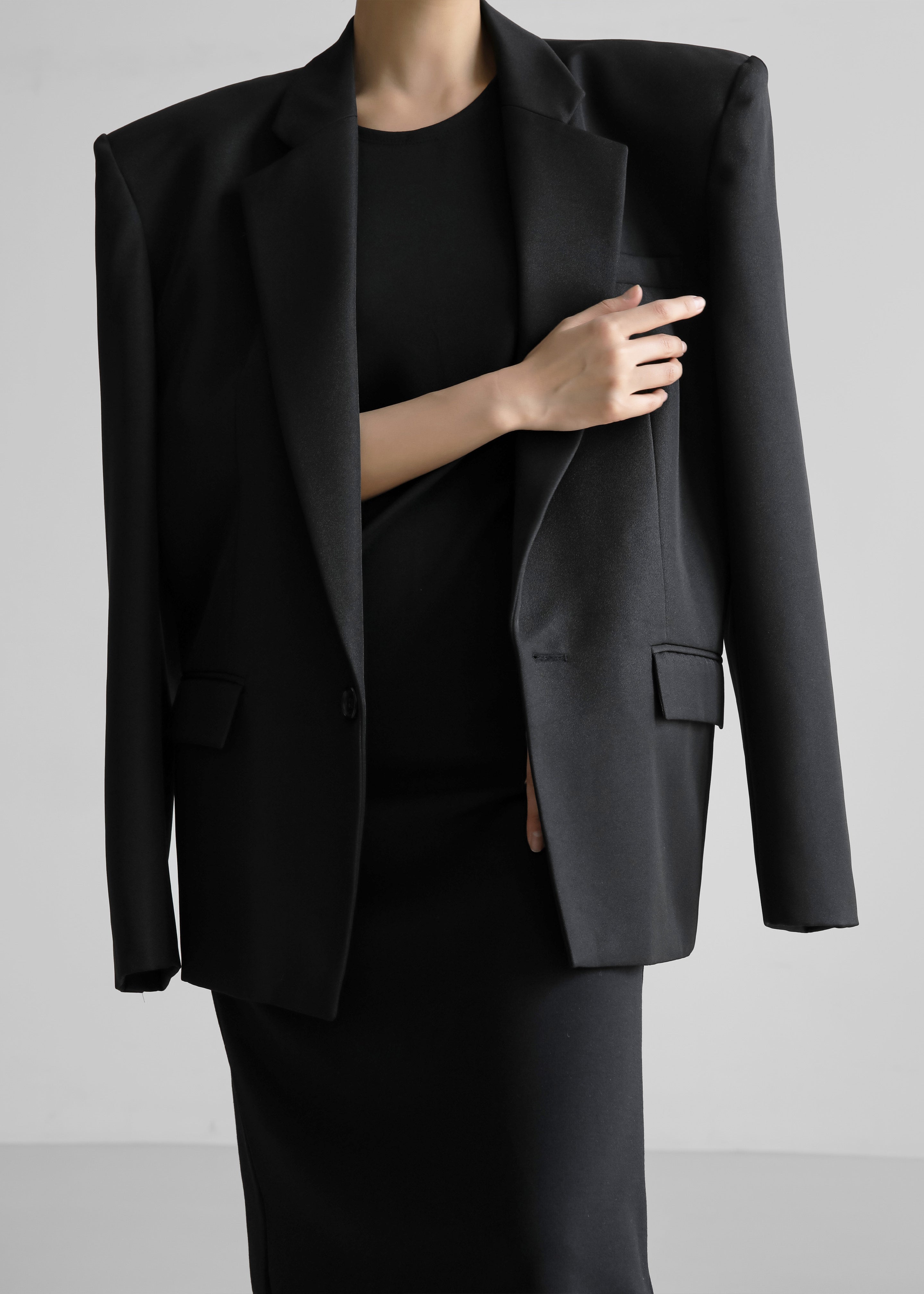 Jun Blazer - Black - 1