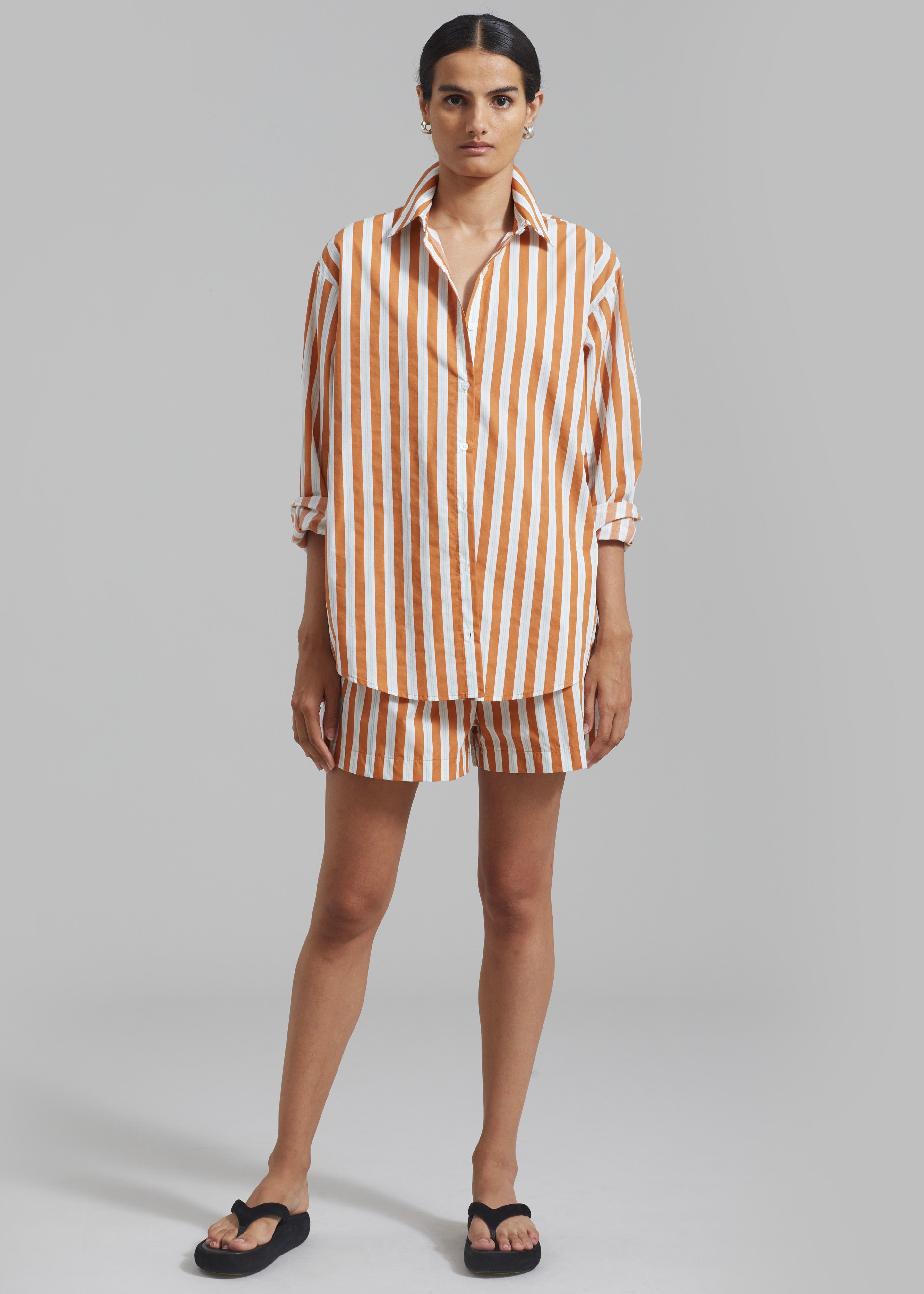 Juno Boxer Shorts - Orange Stripe - 3