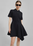 JW Anderson Asymmetric Polo Dress - Black