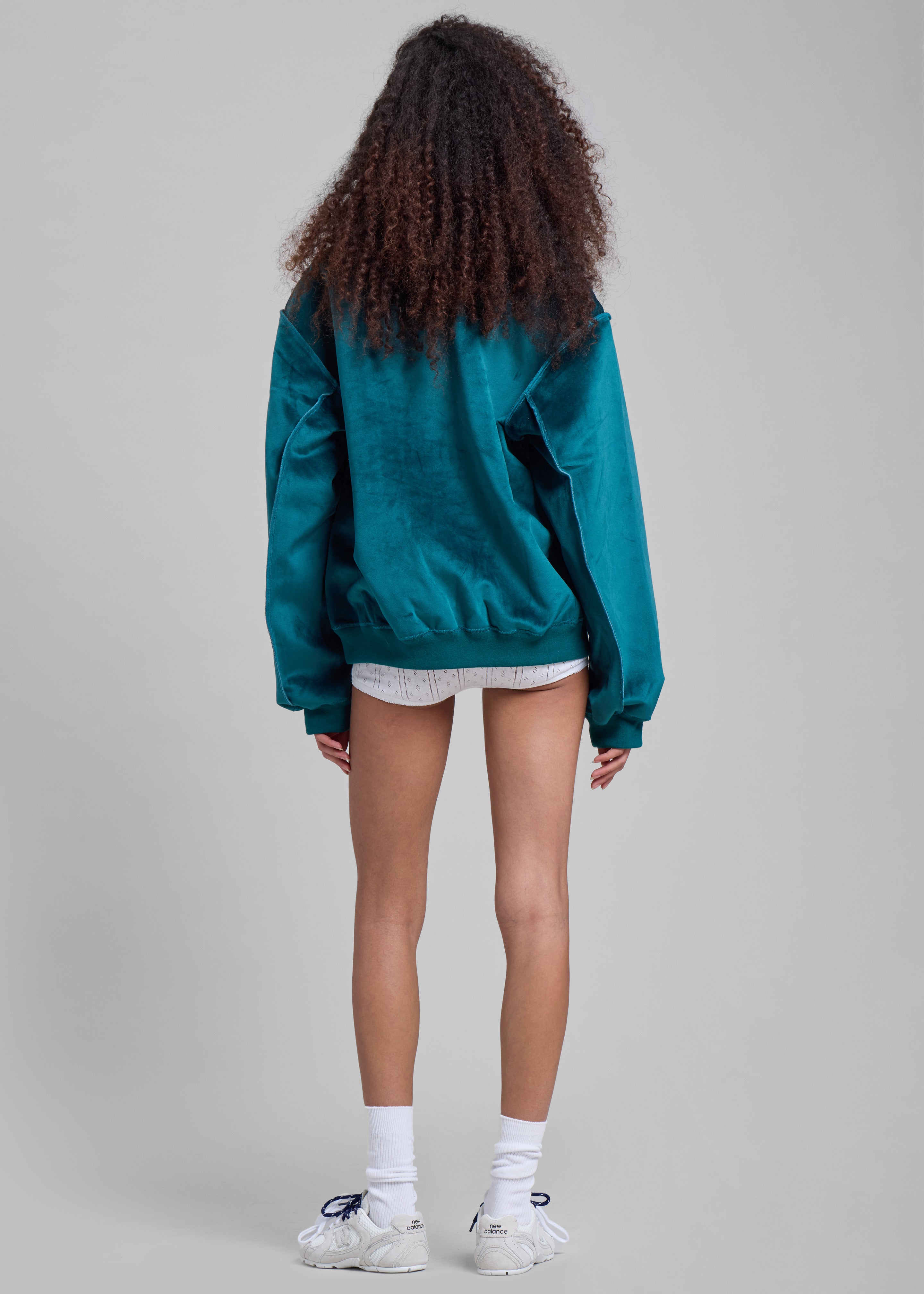 JW Anderson Bonded Sweatshirt - Deep Teal - 7