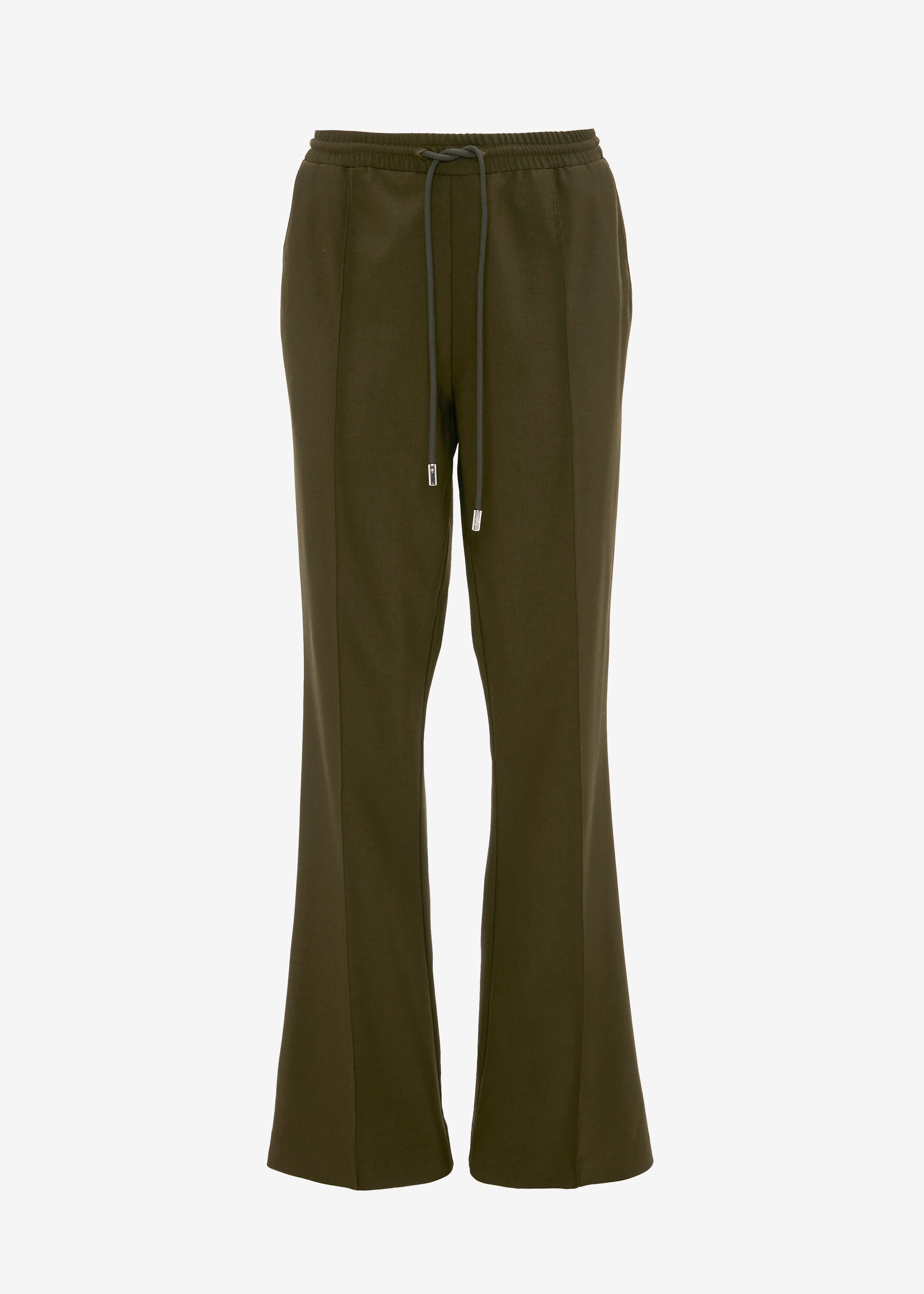 JW Anderson Drawstring Waist Tailored Trousers - Olive