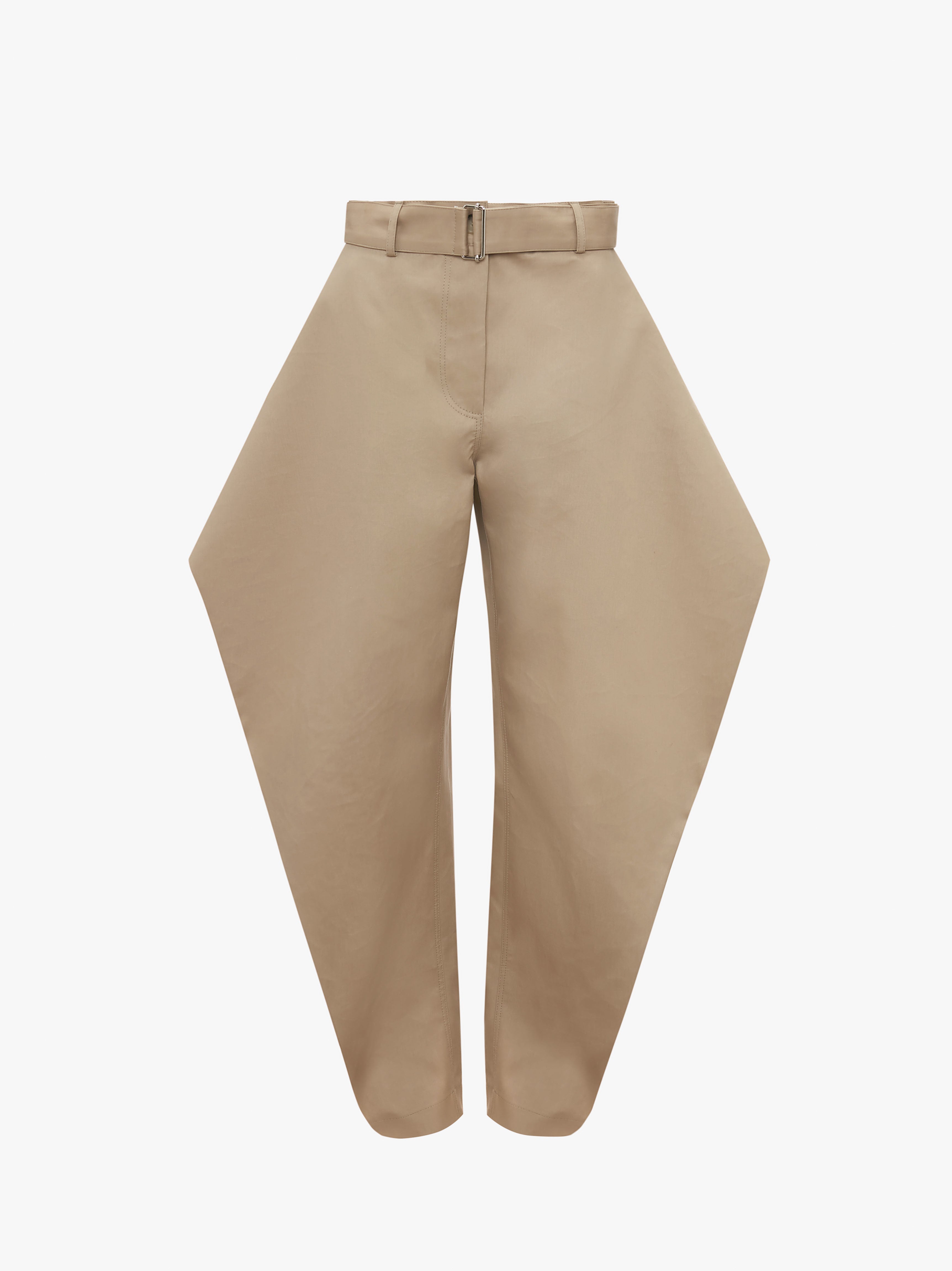Loewe High-waisted Wide-leg Trousers - Women's - Cotton/linen/flax in White  | Lyst