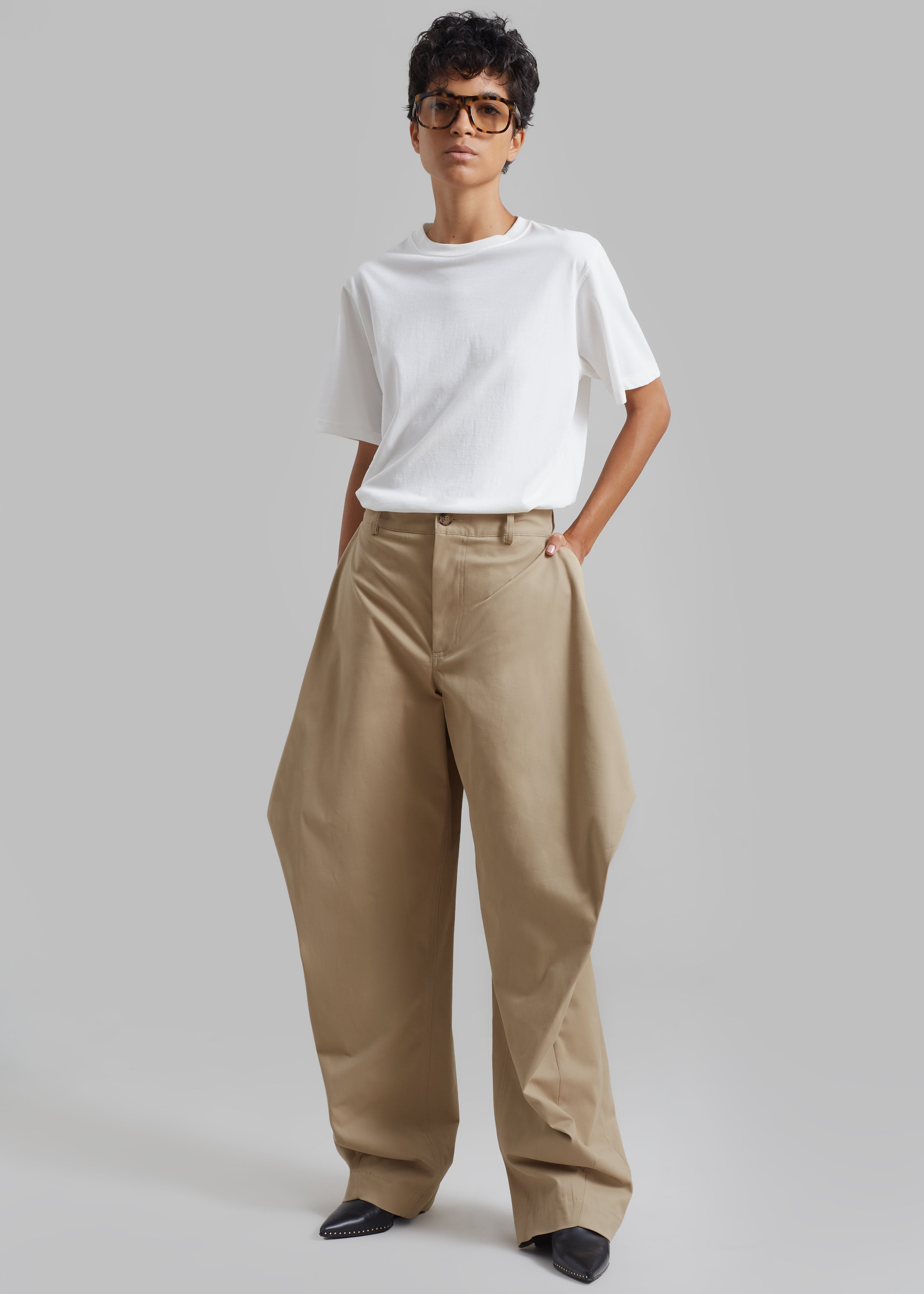 JW Anderson Kite Trousers - Flax - 1