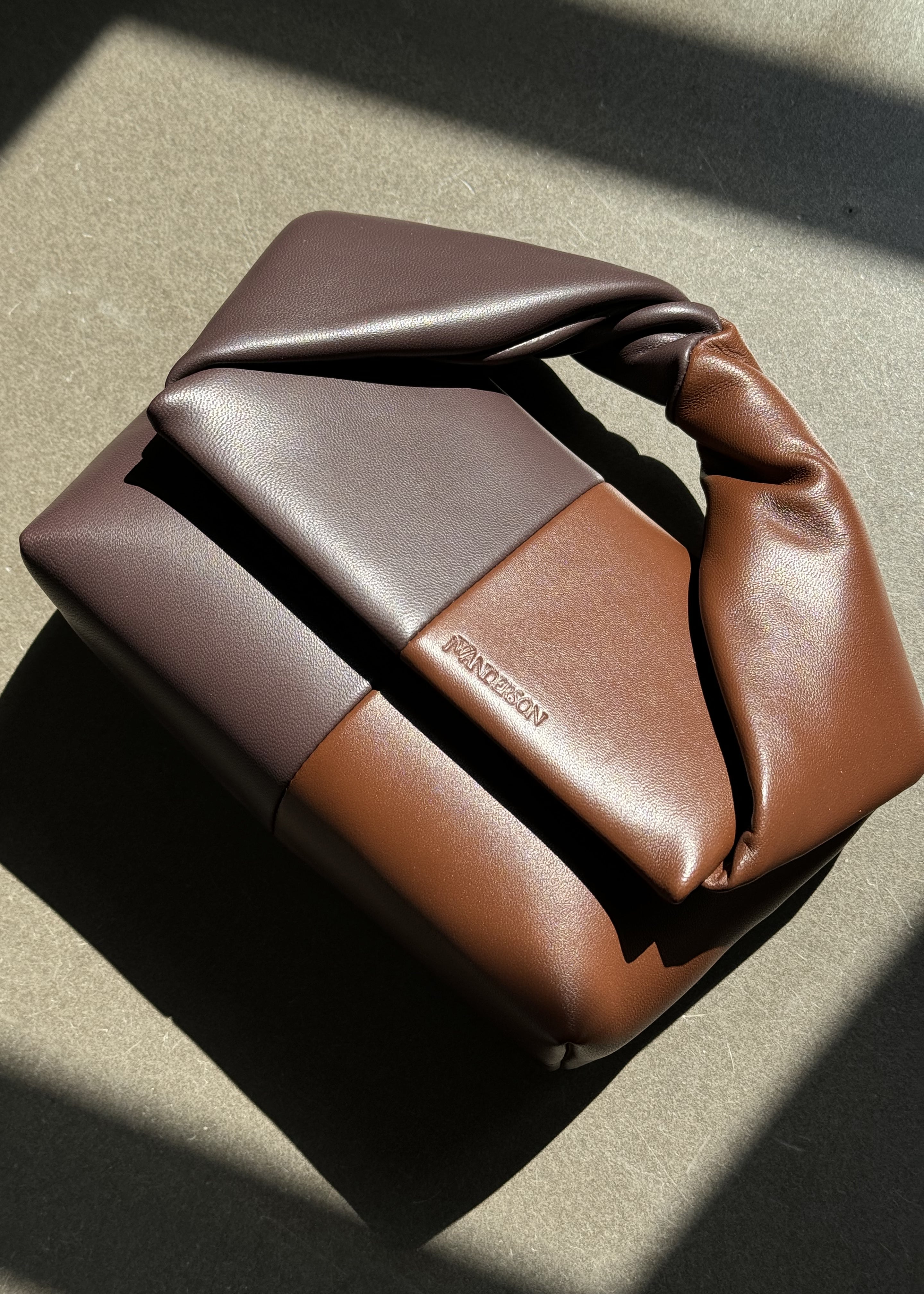 JW Anderson Midi Twister Bag - Dark Brown/Brown - 4