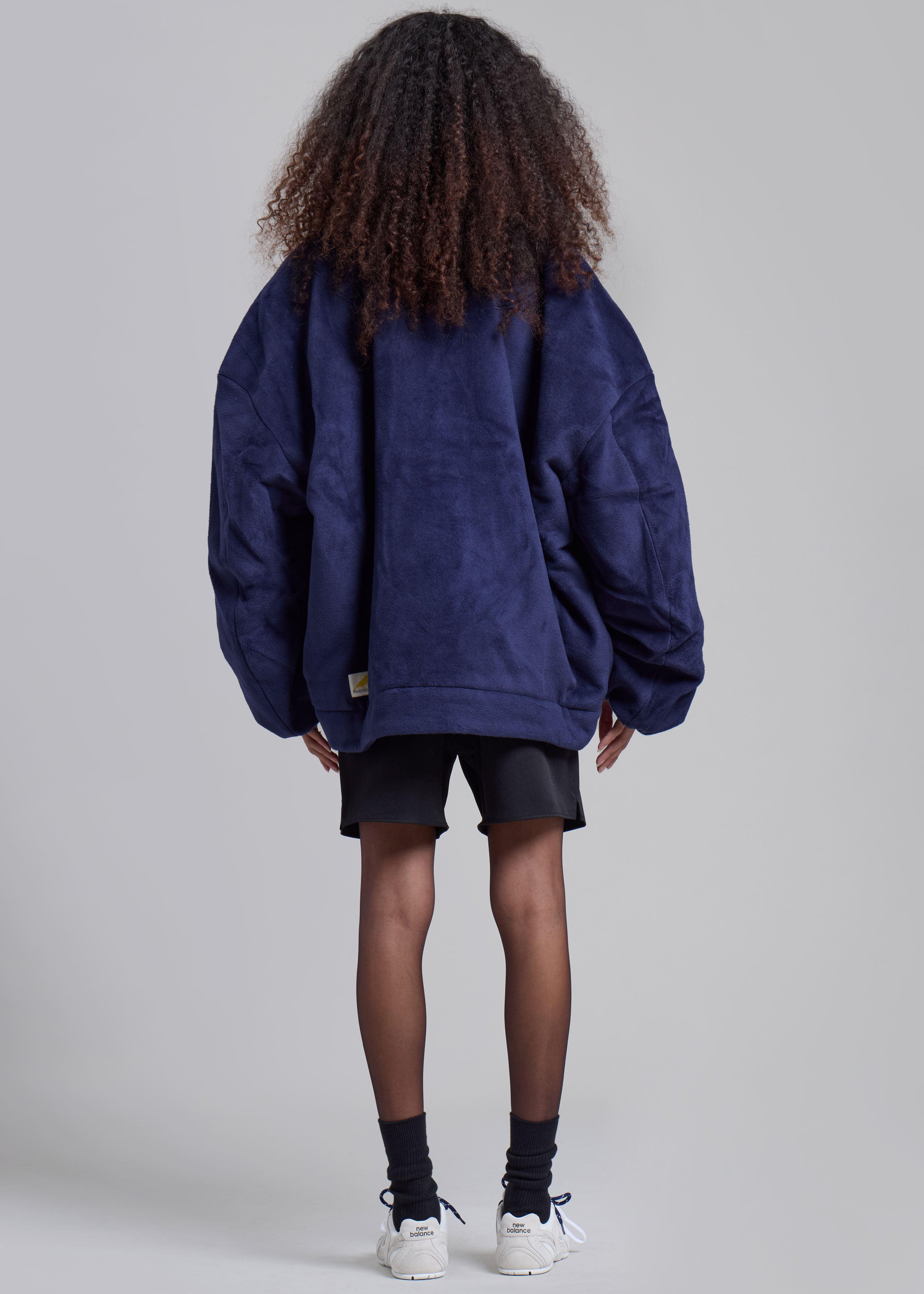 JW Anderson Oversized V-Neck Cardigan - Dark Navy - 5