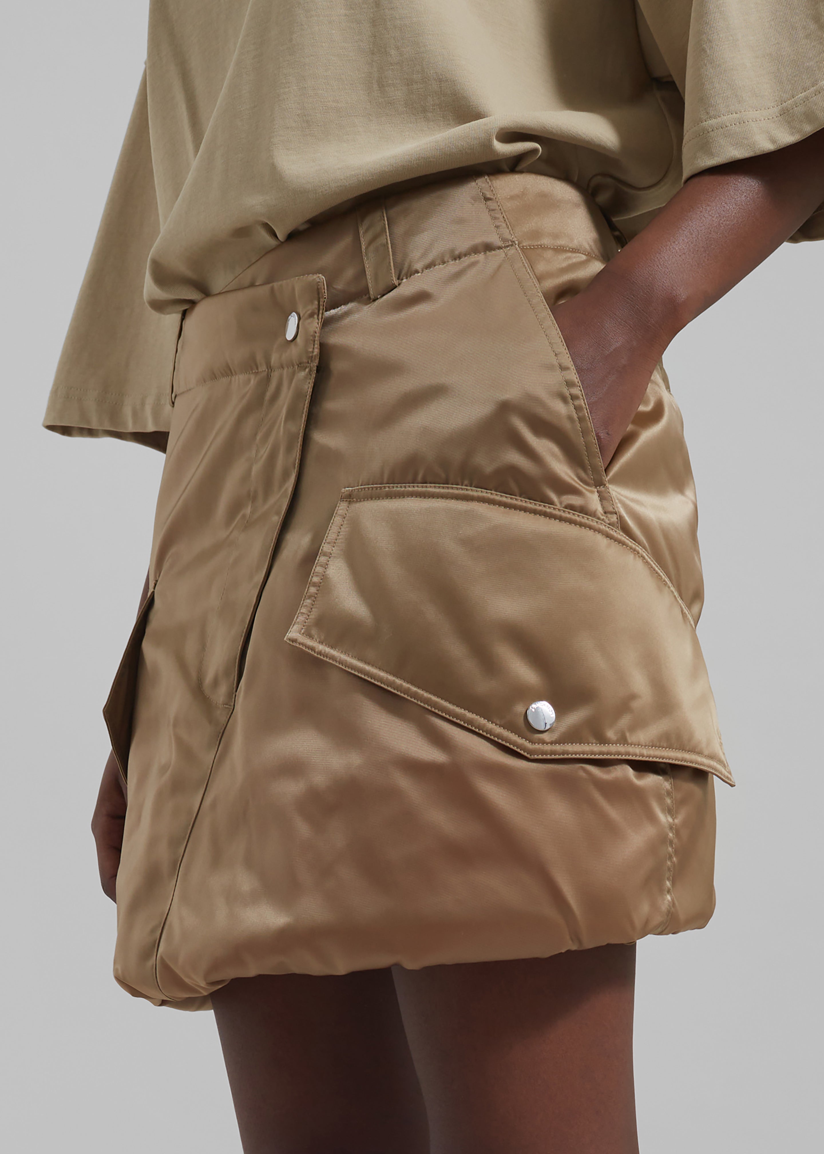 JW Anderson Padded Cargo Mini Skirt - Beige