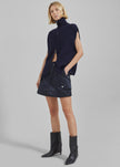 JW Anderson Padded Cargo Mini Skirt - Navy