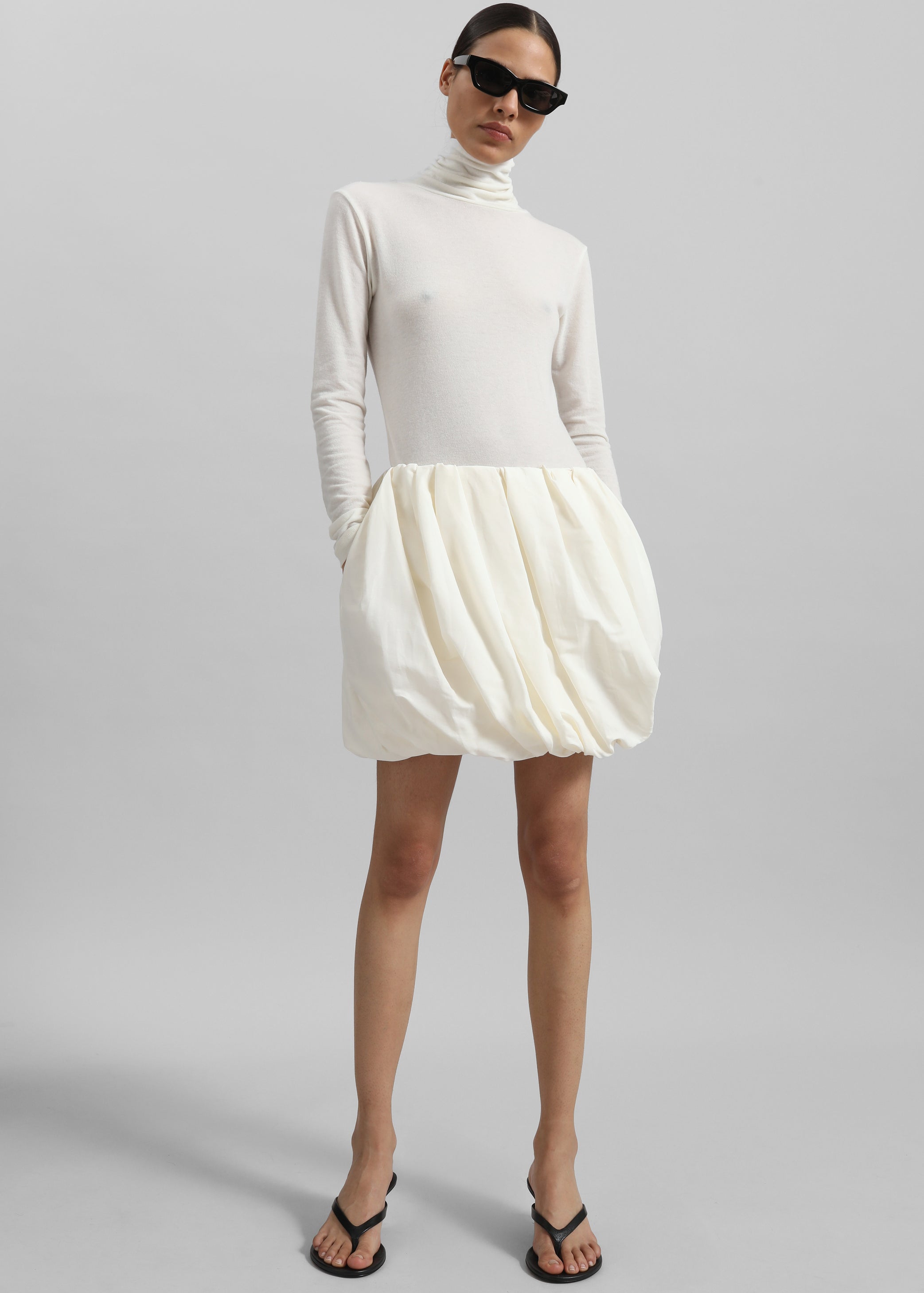 Shop the look image for JW Anderson Rolled Hem Skirt - Ivory