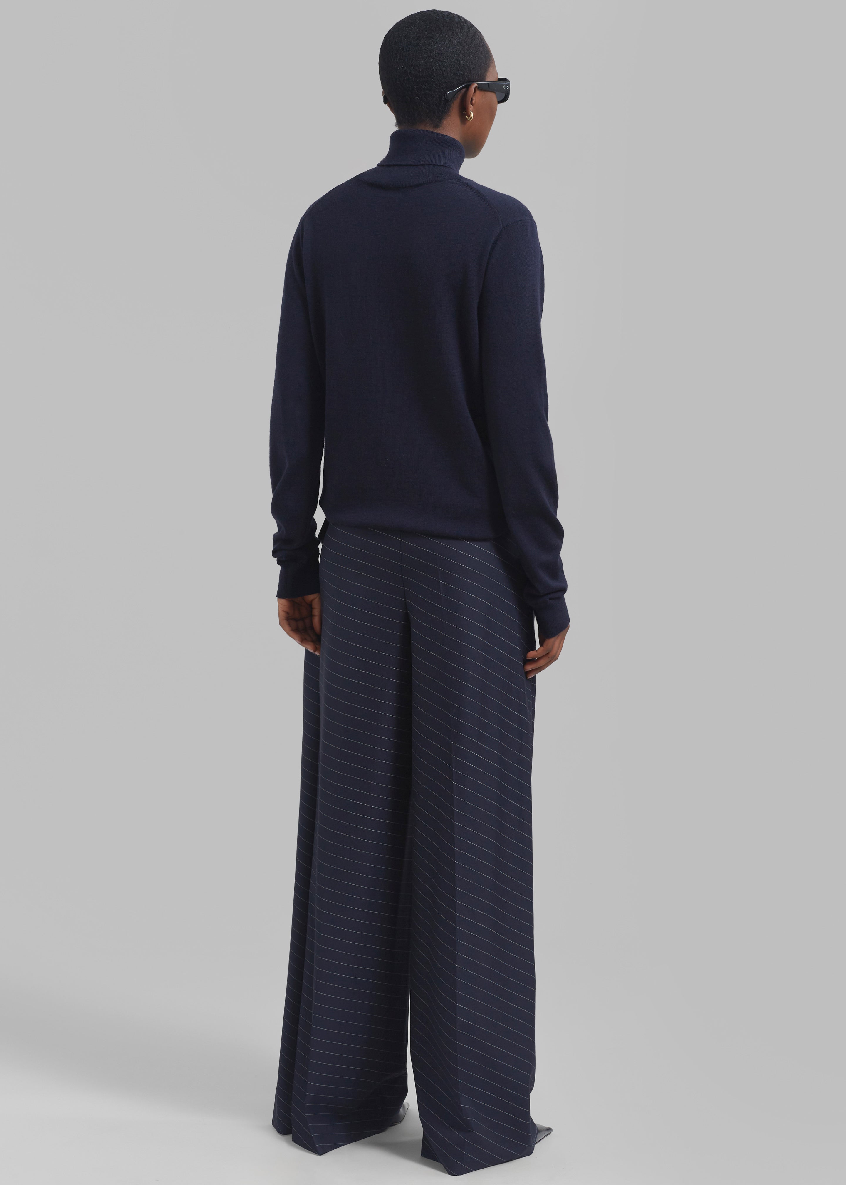 JW Anderson Side Panel Trousers - Navy - 6
