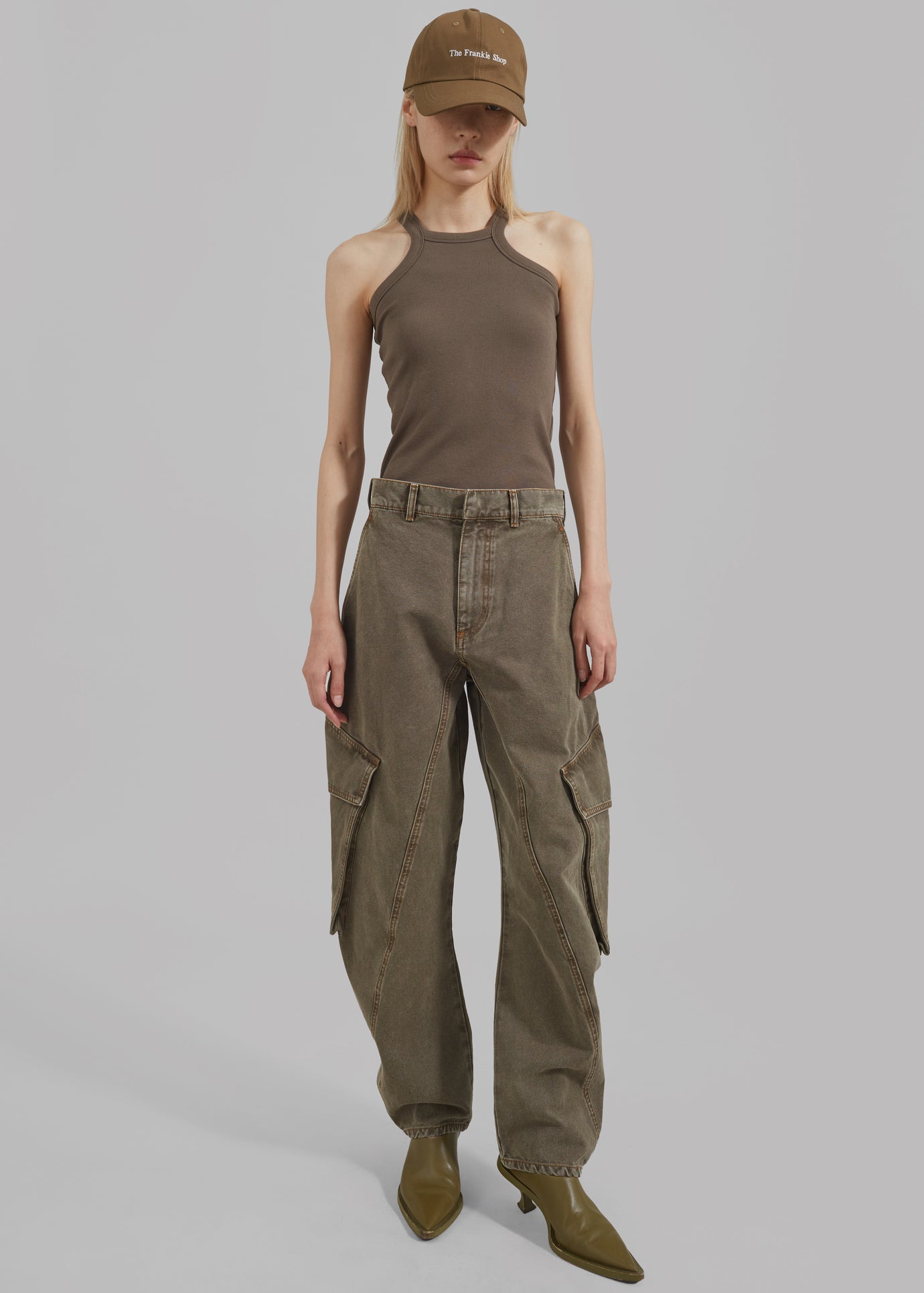 JW Anderson Twisted Cargo Trousers - Khaki