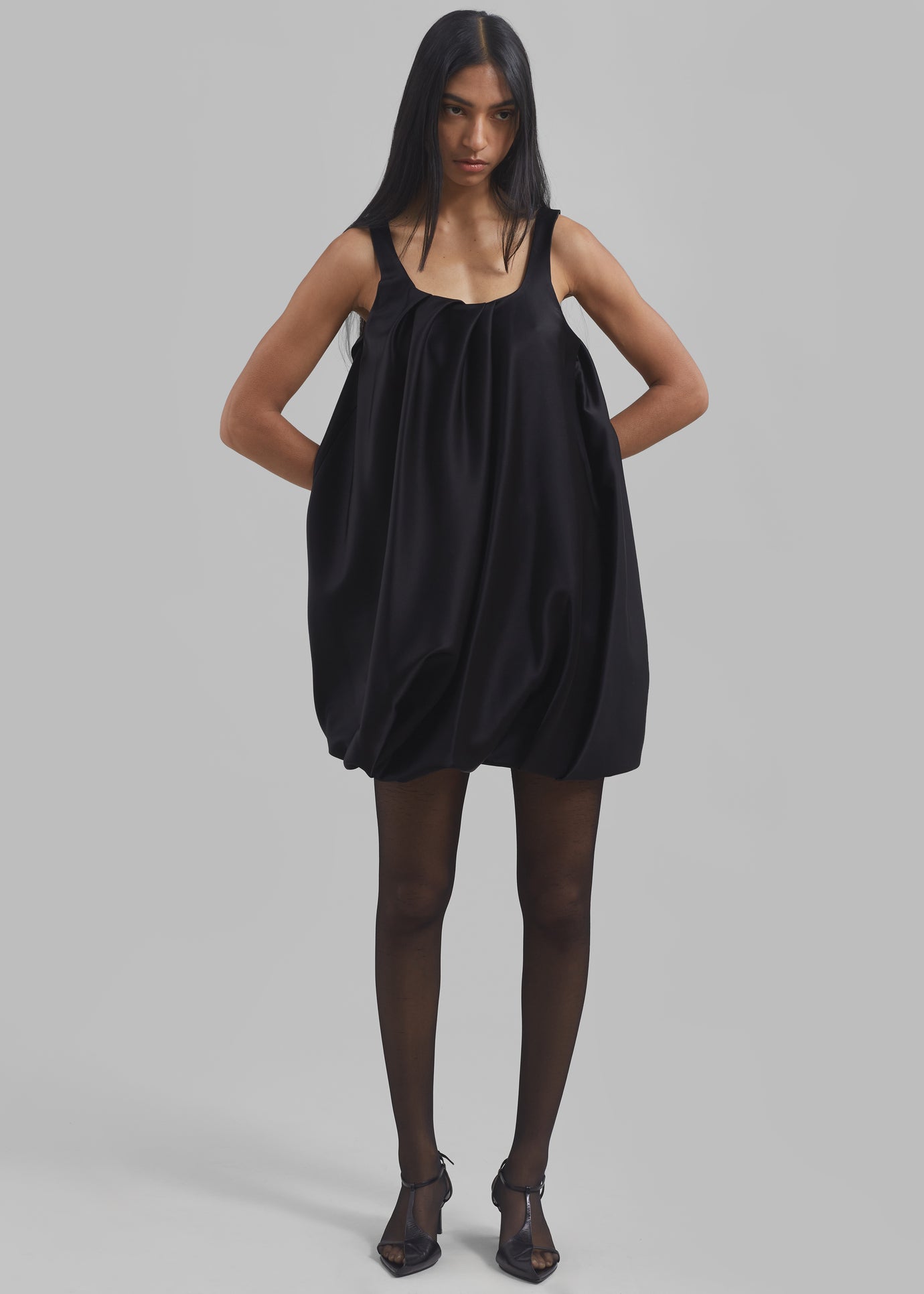 JW Anderson Twisted Mini Dress - Black